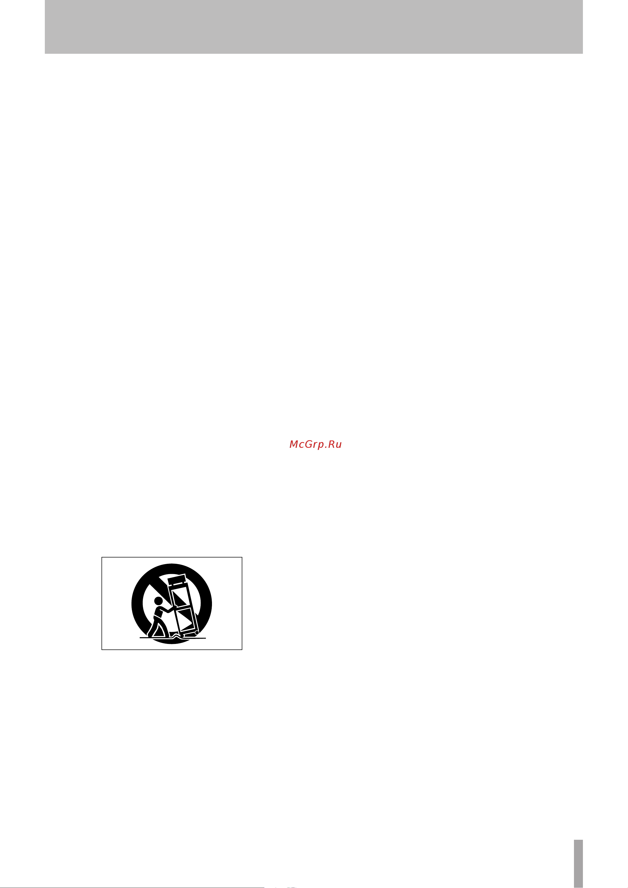 Tascam SS-R200 [3/84] Important safety instructions