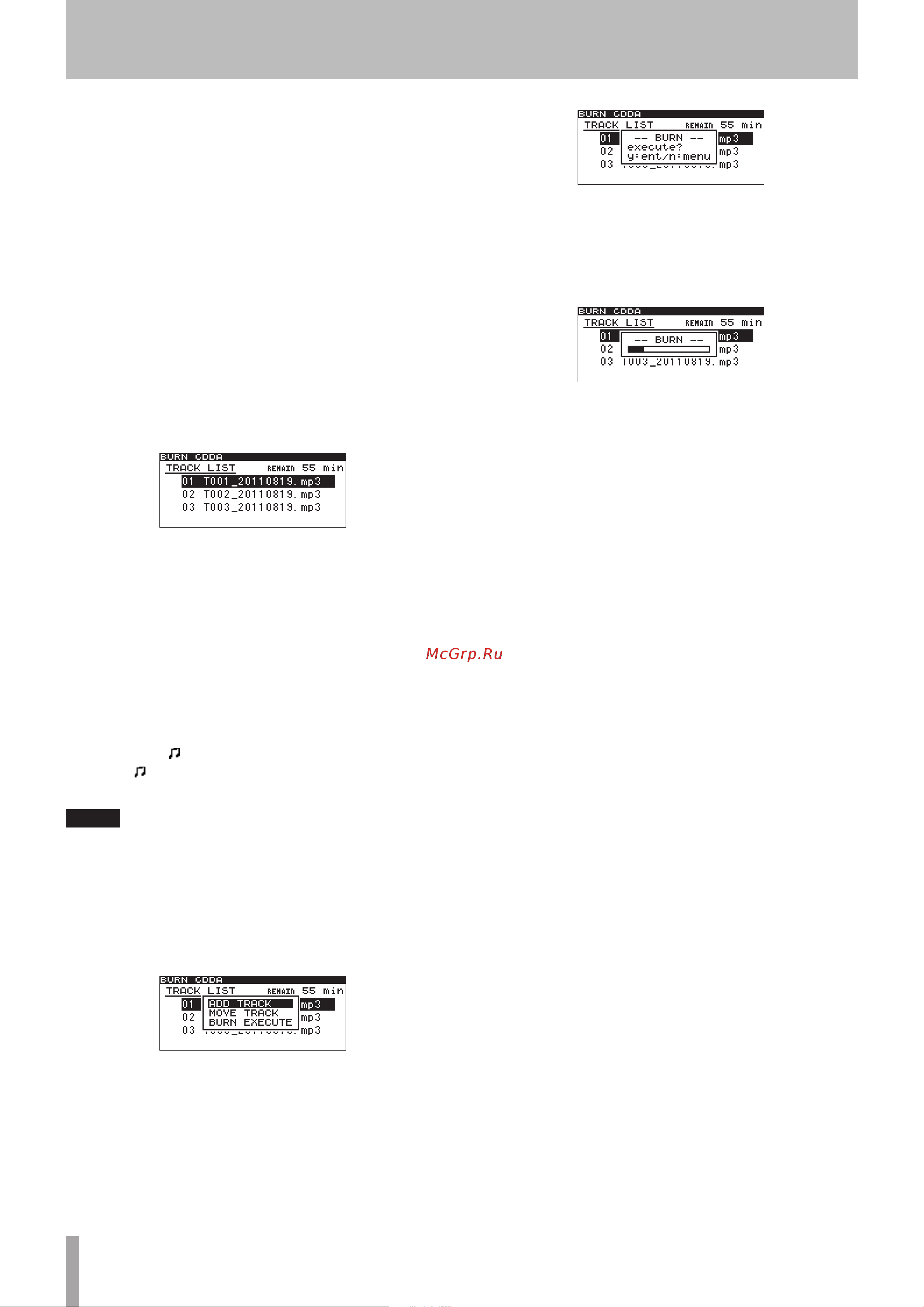 Tascam SS-R200 [64/84] Copying files between cds and other media ss cdr200