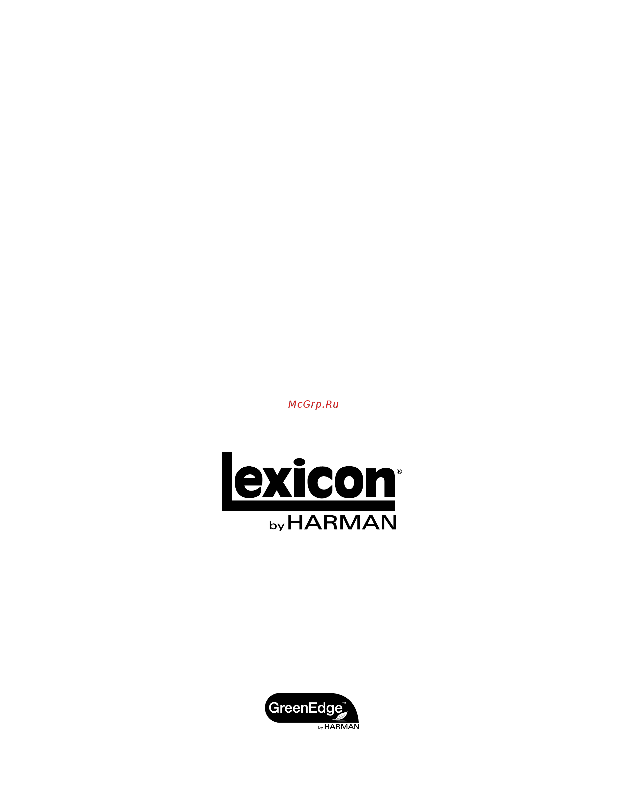 Lexicon IO22 Руководство по эксплуатации онлайн [28/28] 776777