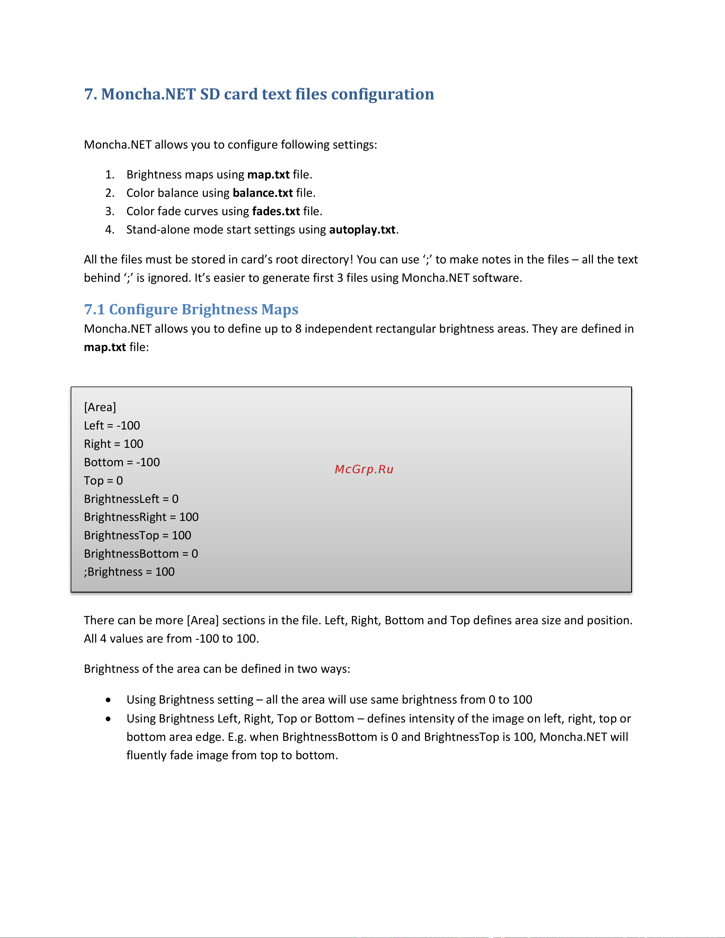 ILDA Moncha NET [13/29] Moncha net sd card text files configuration