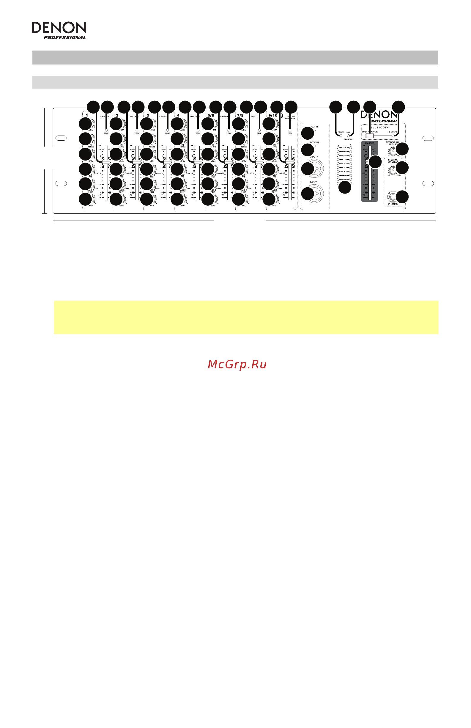 Denon DN-410x [26/40] Caratteristiche