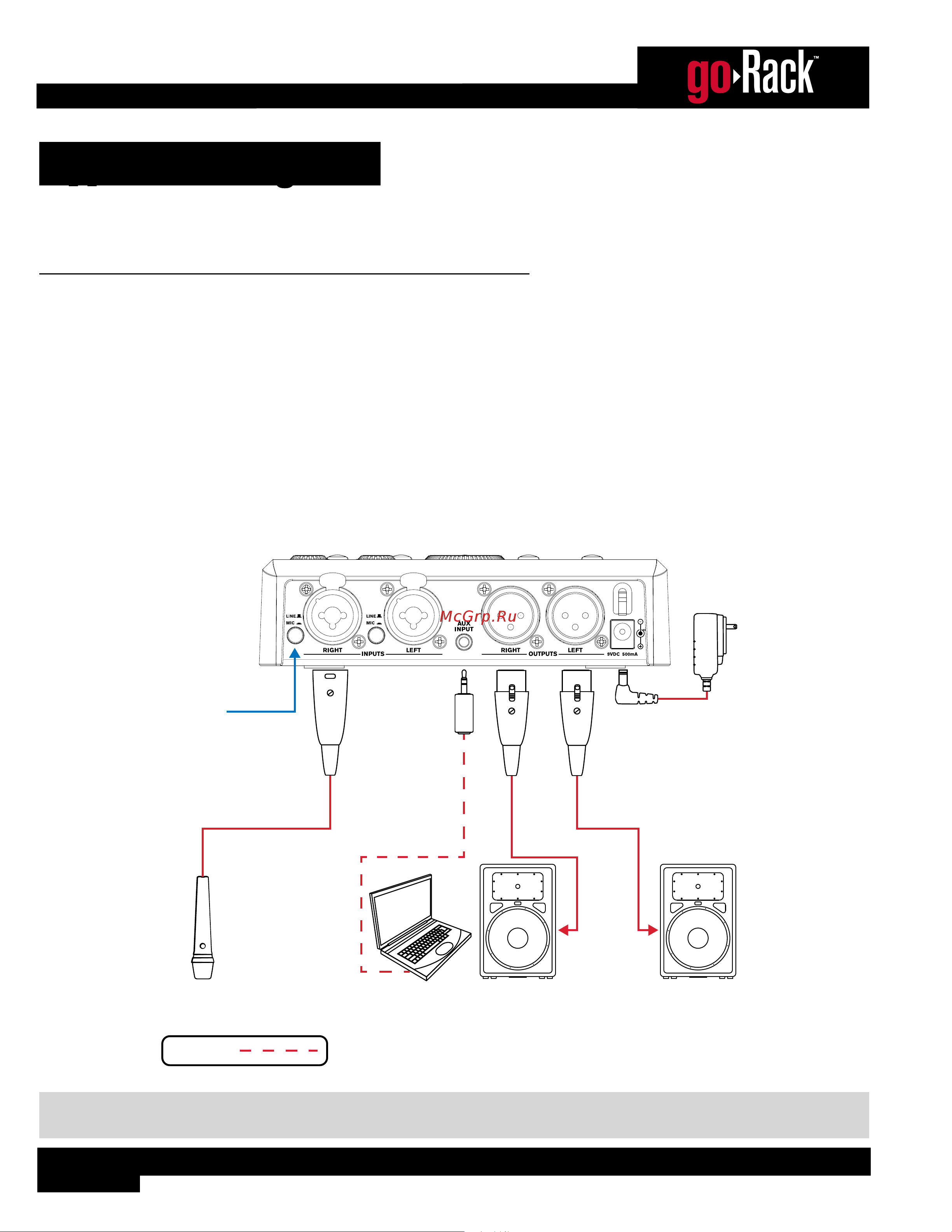 DBX goRack [24/31] Application diagrams