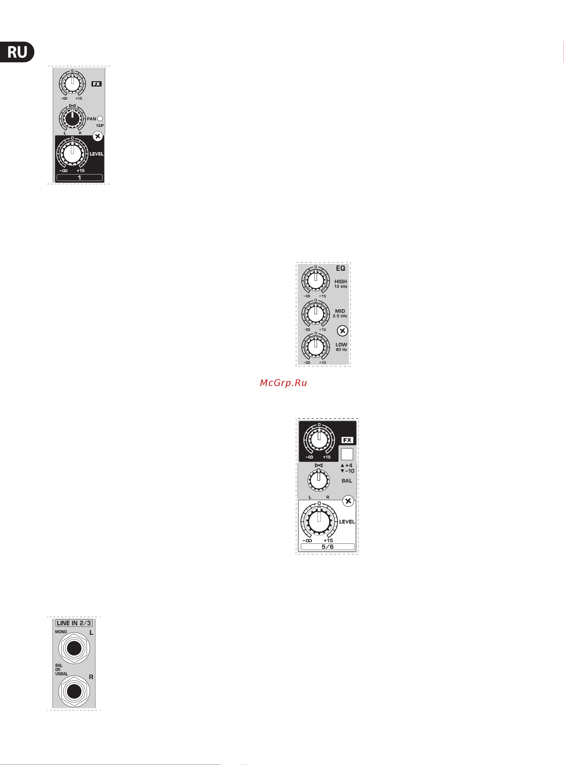 Behringer 1002 [6/12] Стереоканалы