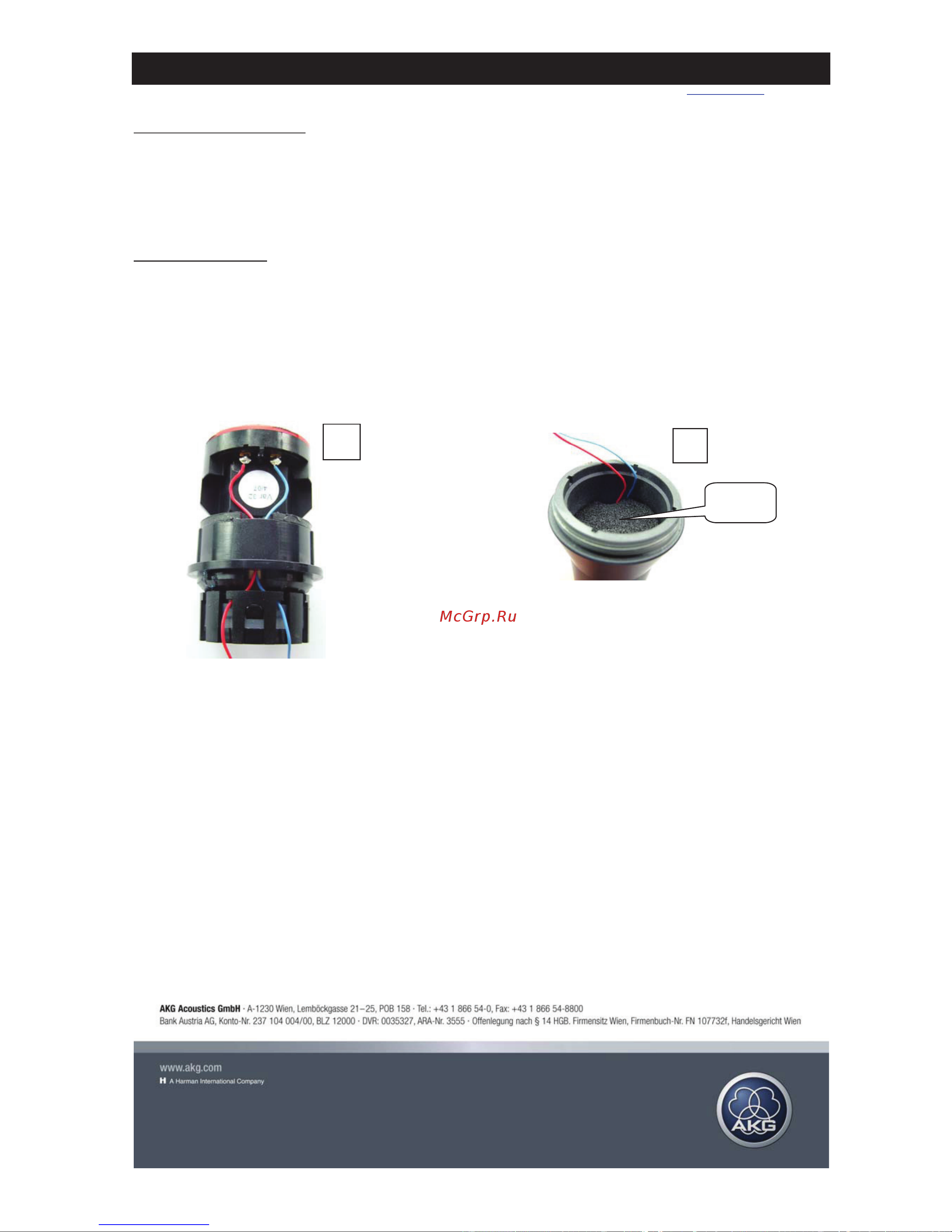 AKG D5 [14/14] Service manual 3138z00