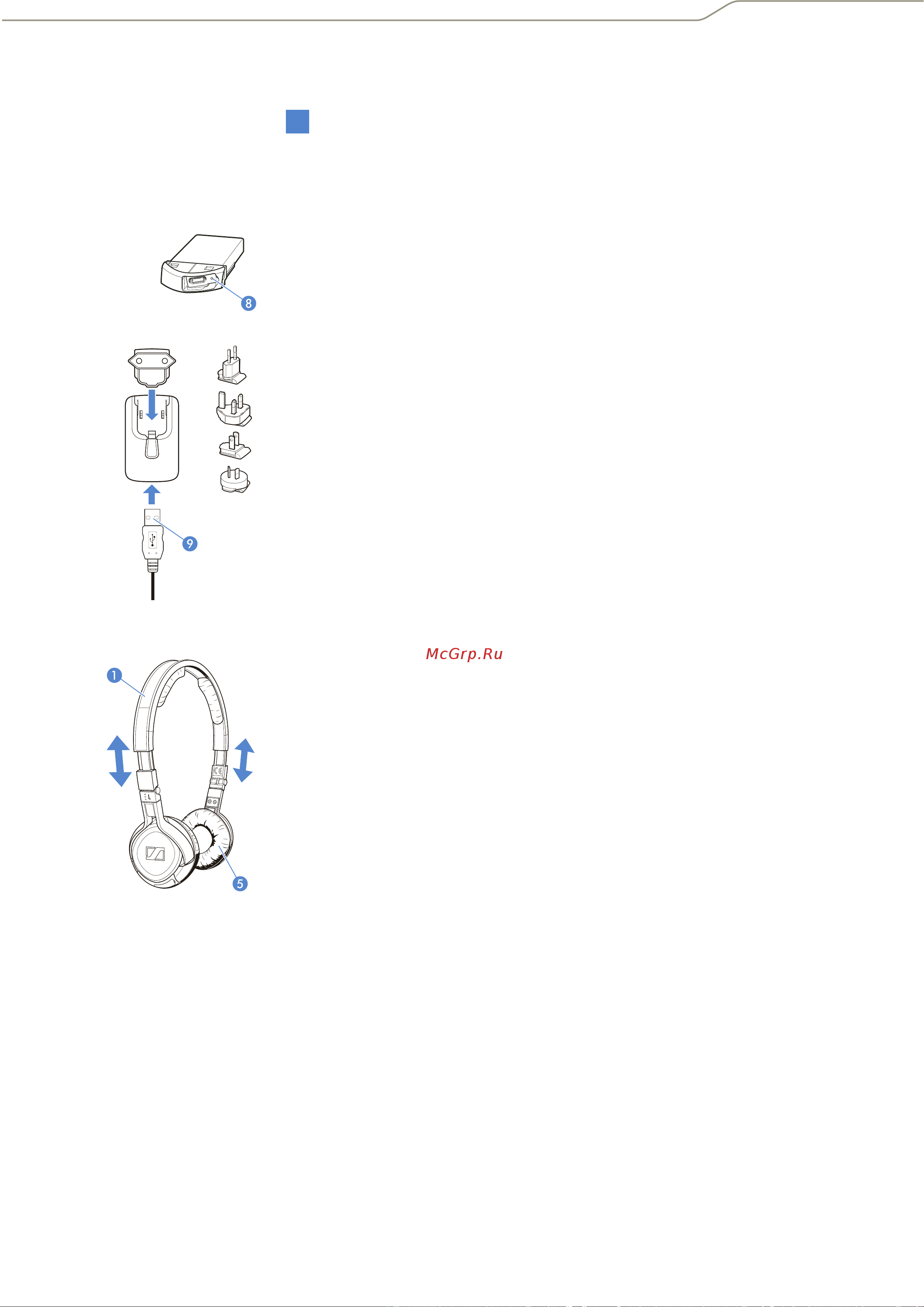 Sennheiser MM400 [11/28] Регулировкаоголовья