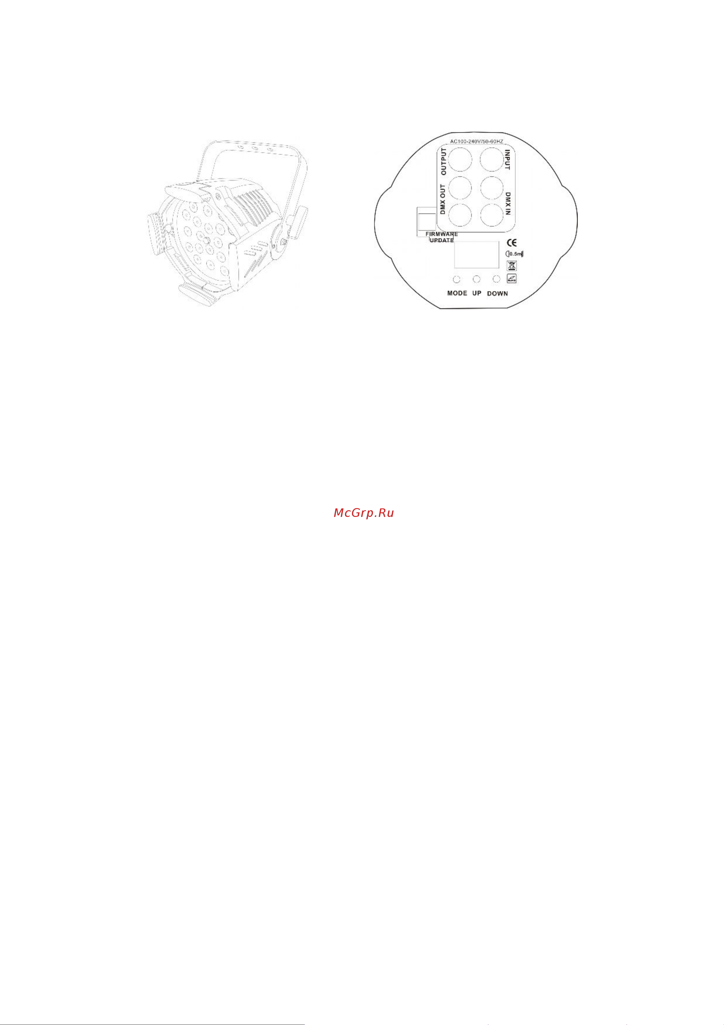 Involight SUPERSPOT200 [2/5] Dmx led silent knight par64 no fan manual
