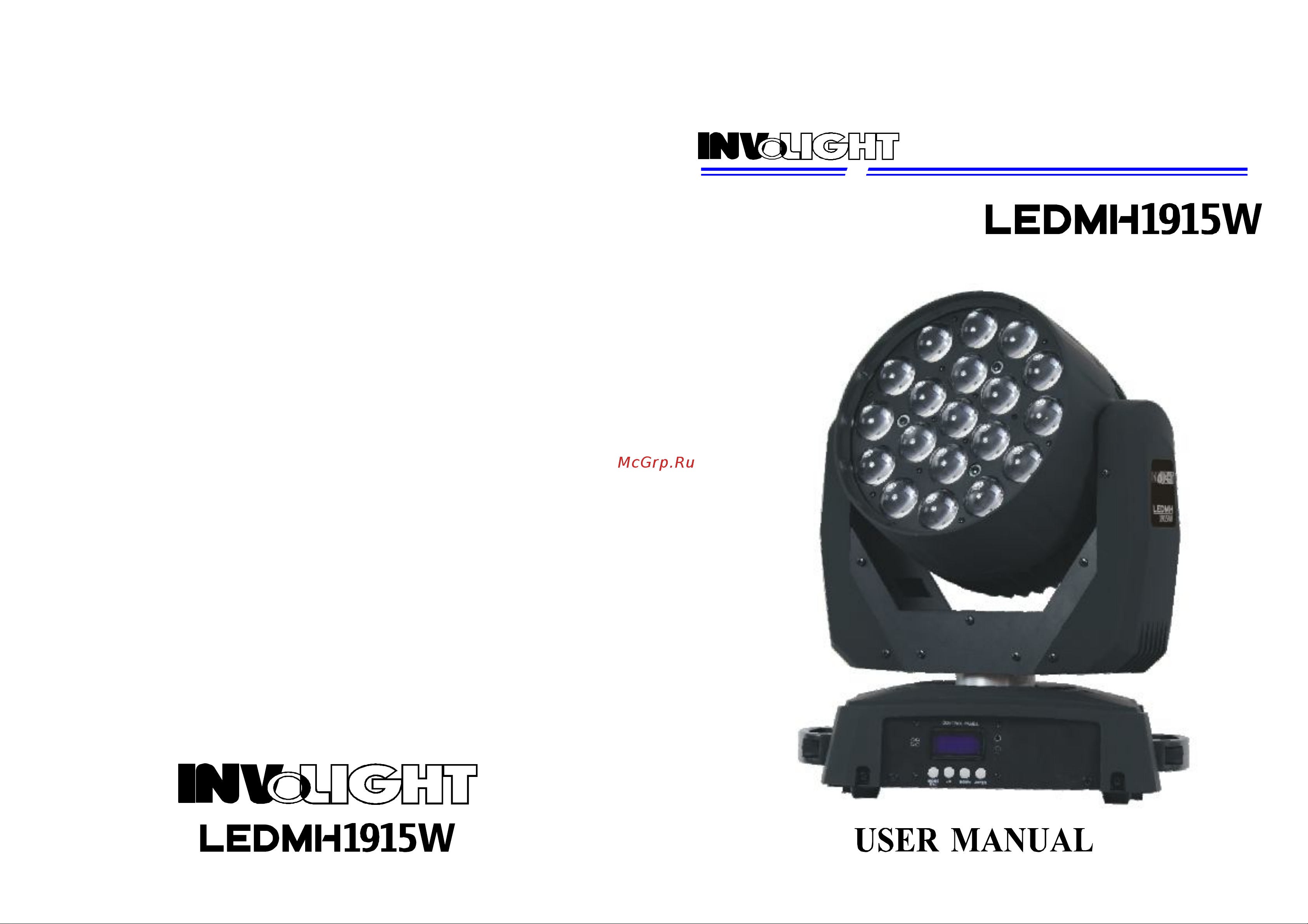 Involight LED MH1915W Руководство по эксплуатации онлайн