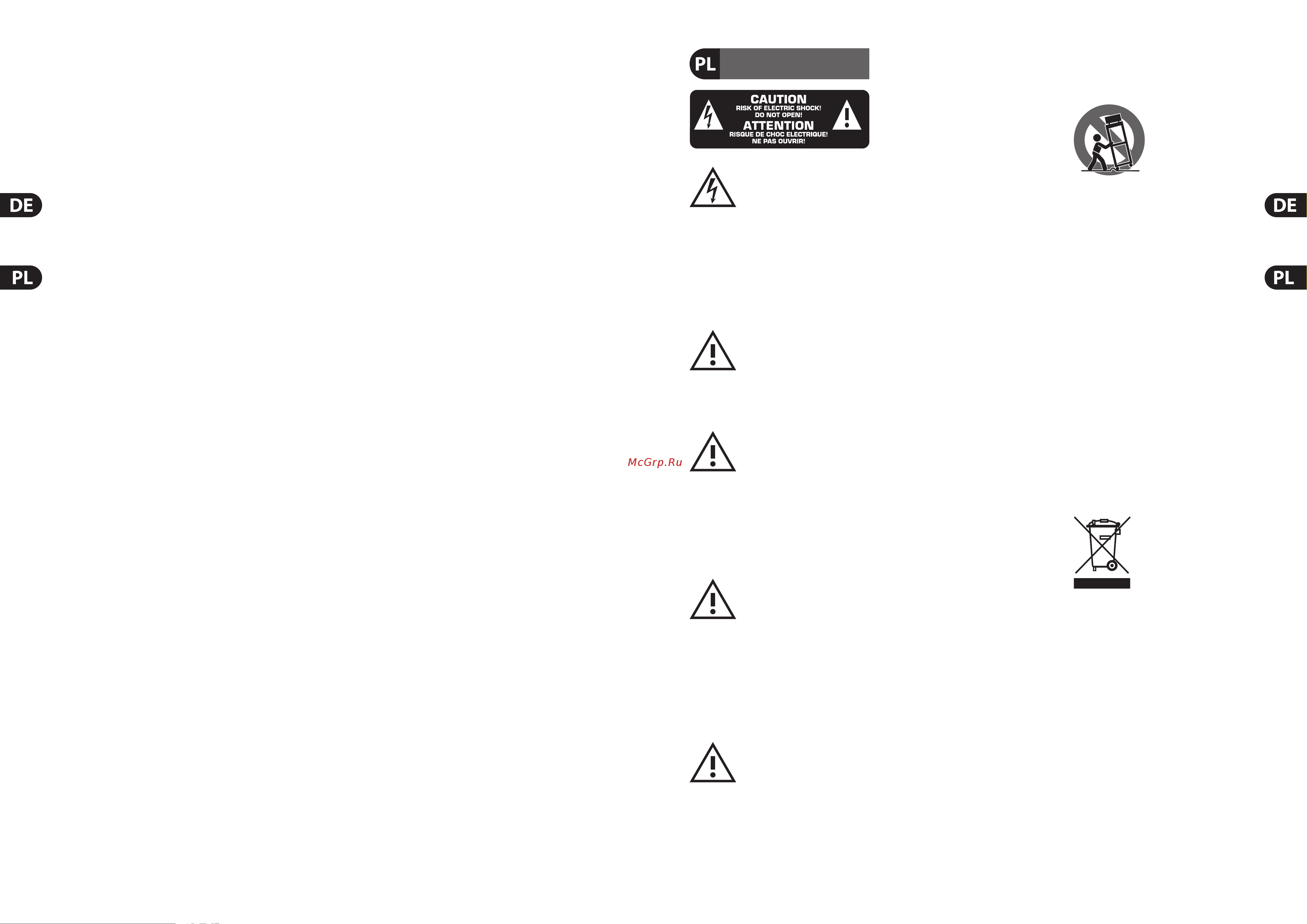 Behringer EUROPOWER EPQ900 Руководство по эксплуатации онлайн [6/31] 776931
