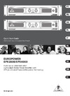 Behringer EUROPOWER EPX 4000 Руководство по эксплуатации