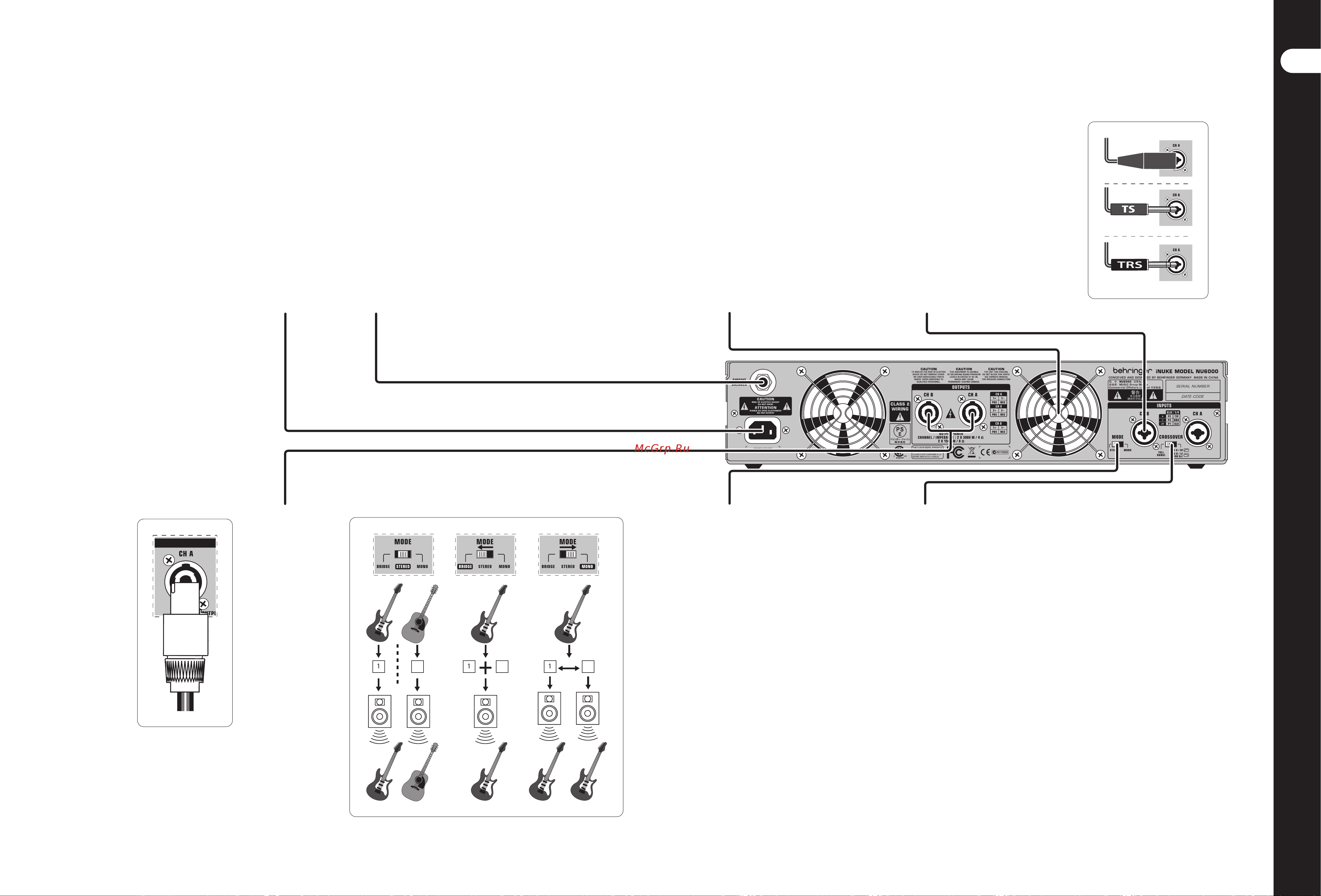 Behringer iNUKE NU3000 [6/12] Элементы управления inuke nu6000 nu3000 nu1000