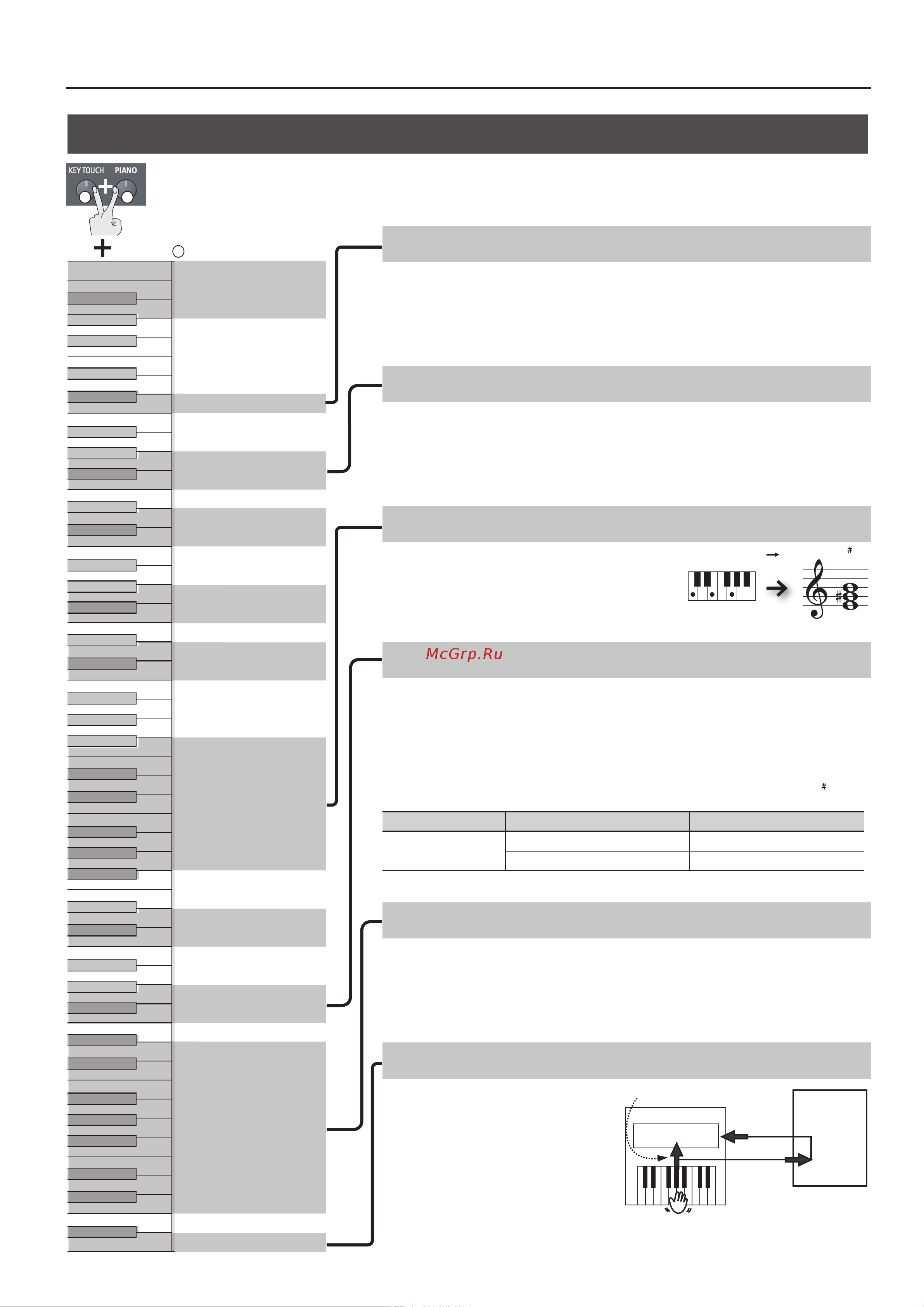 Roland F-20-DW [9/15] Режим функций