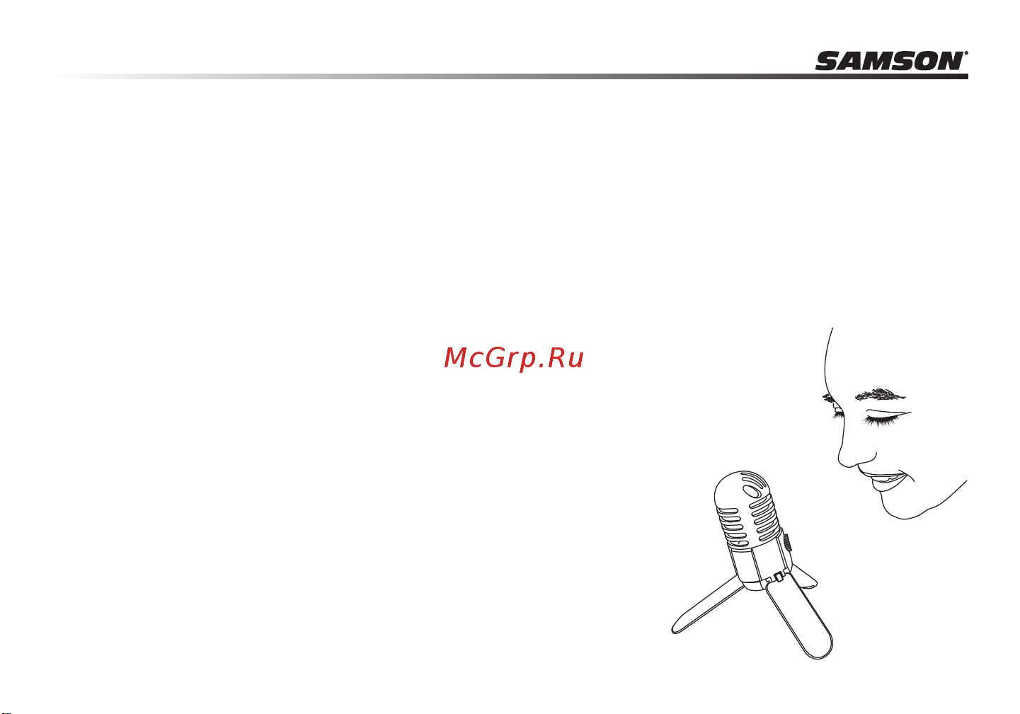 Samson METEOR USB [16/24] Методы записи