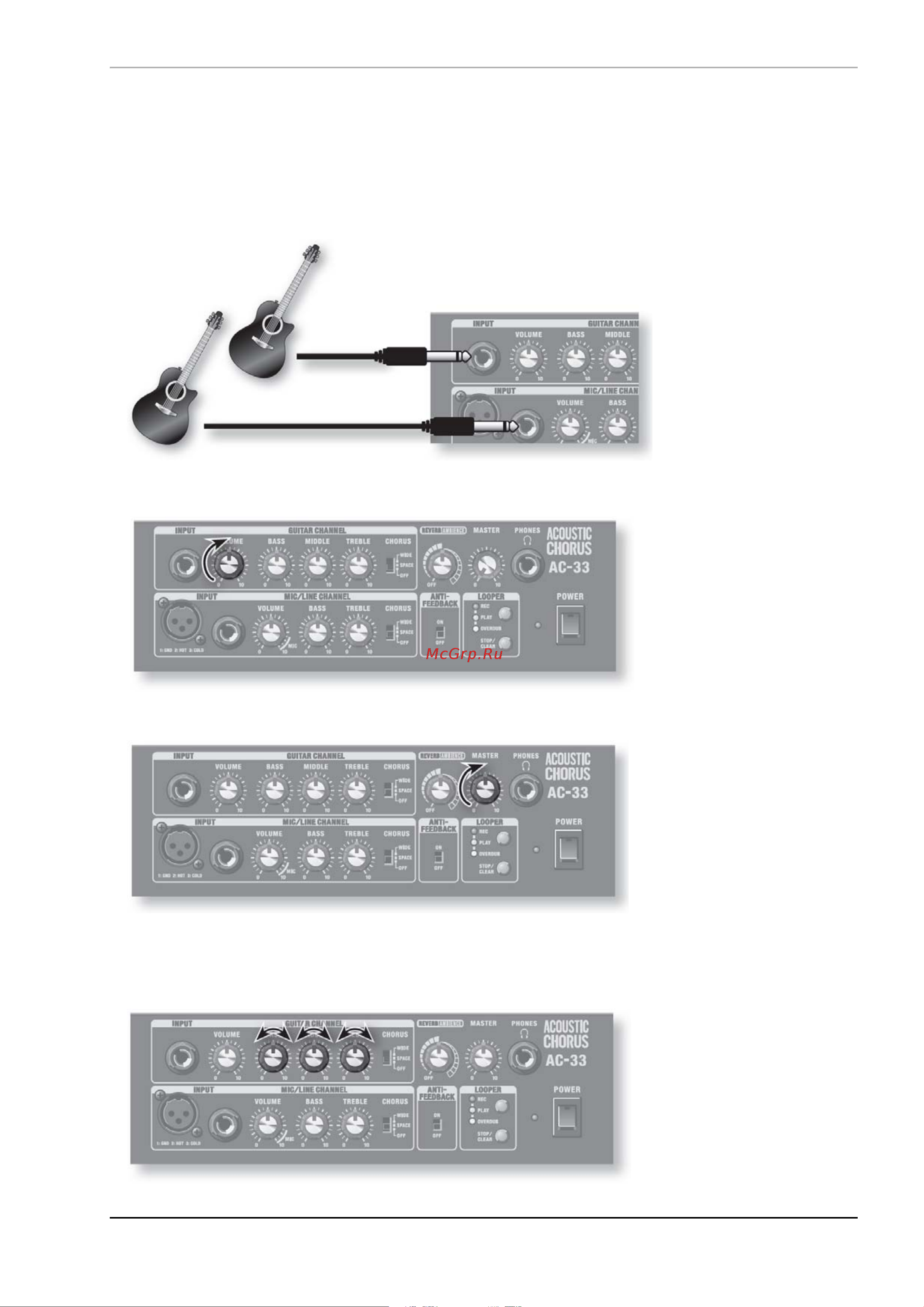 Roland AC-33-RW [11/32] Èãðà íà èíñòðóìåíòå