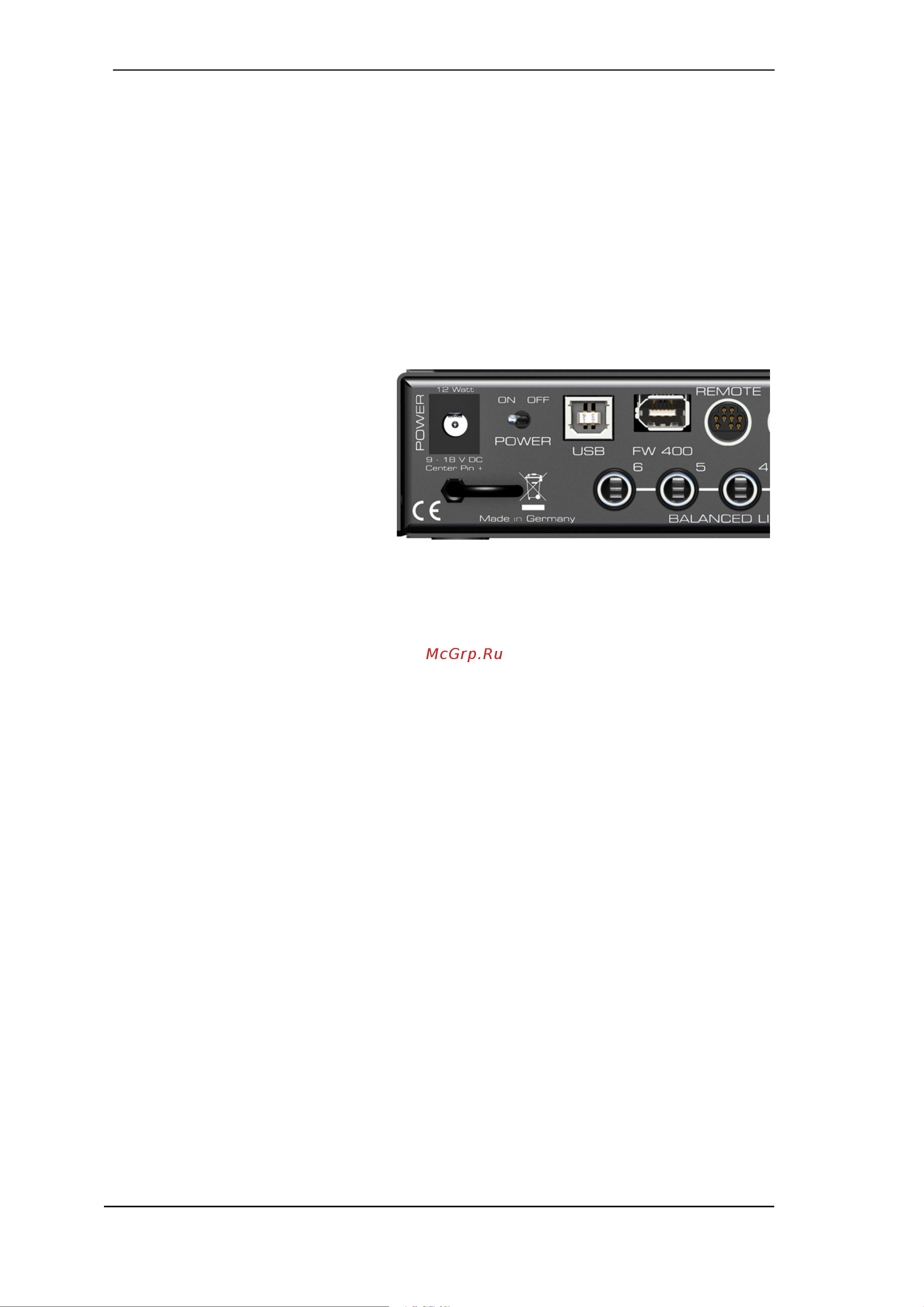 RME Fireface UCX [10/102] Быстрый старт