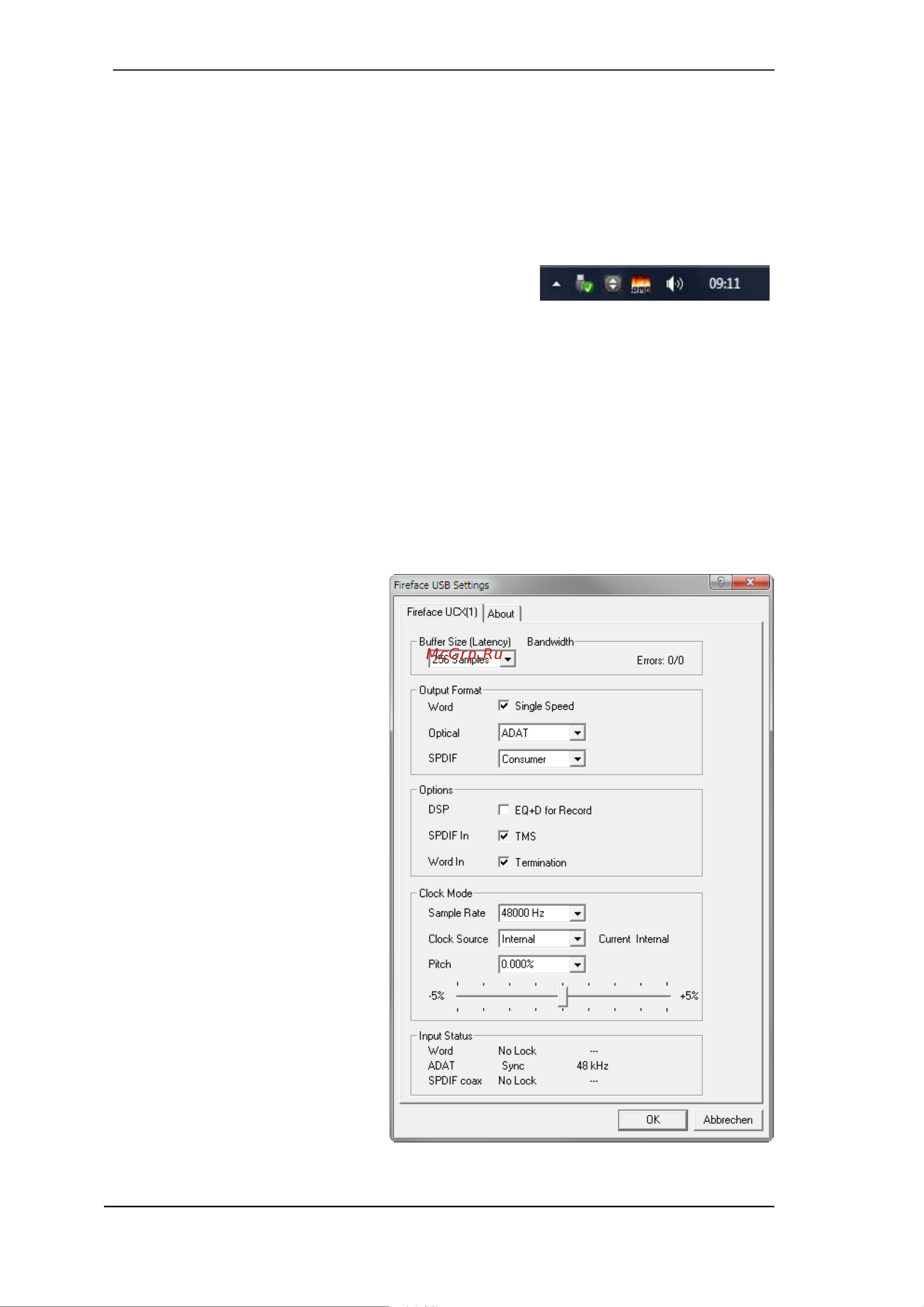 RME Fireface UCX [14/102] Конфигурация fireface ucx