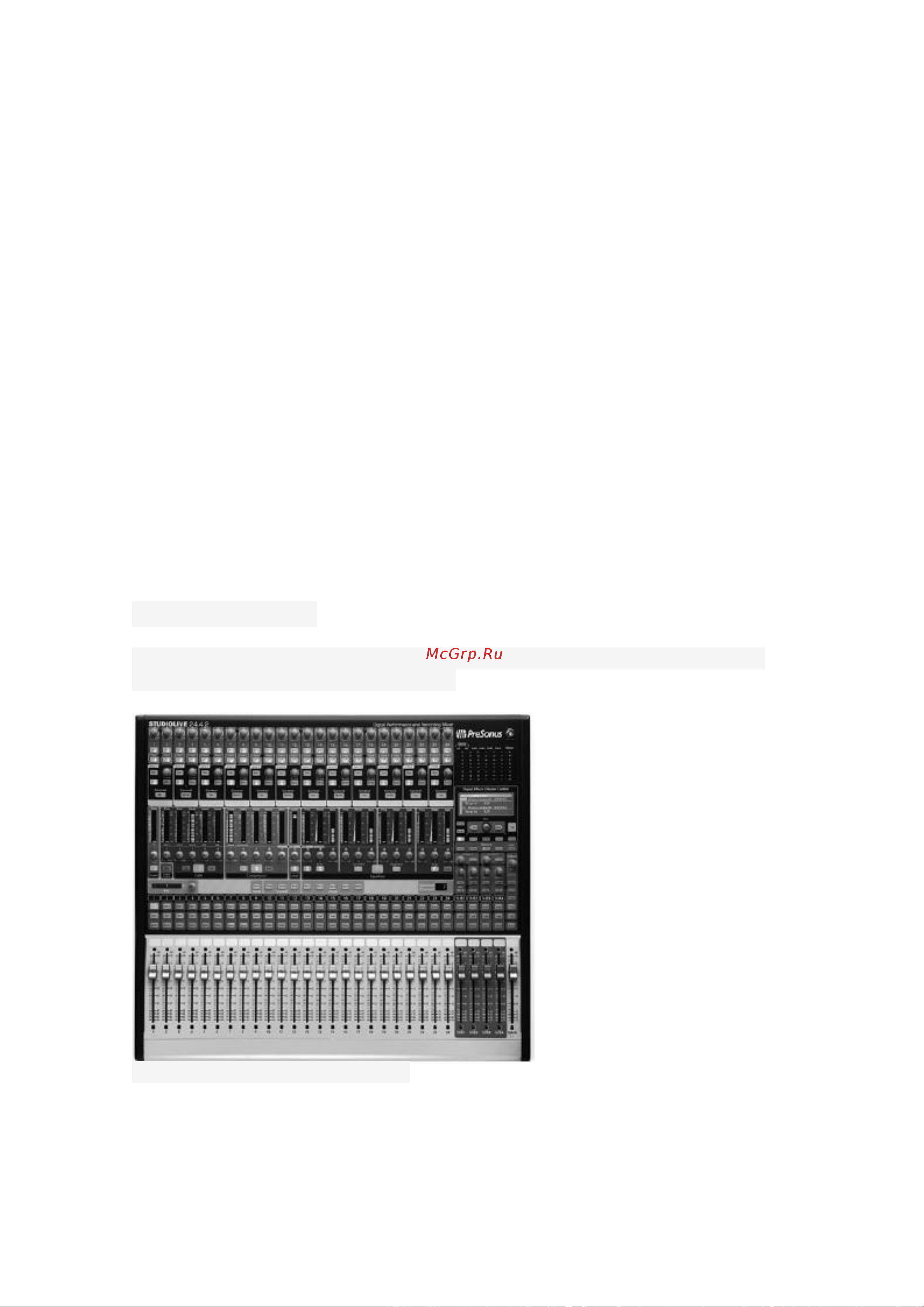 PRESONUS STUDIOLIVE 24.4.2 [15/192] 7 комплектация