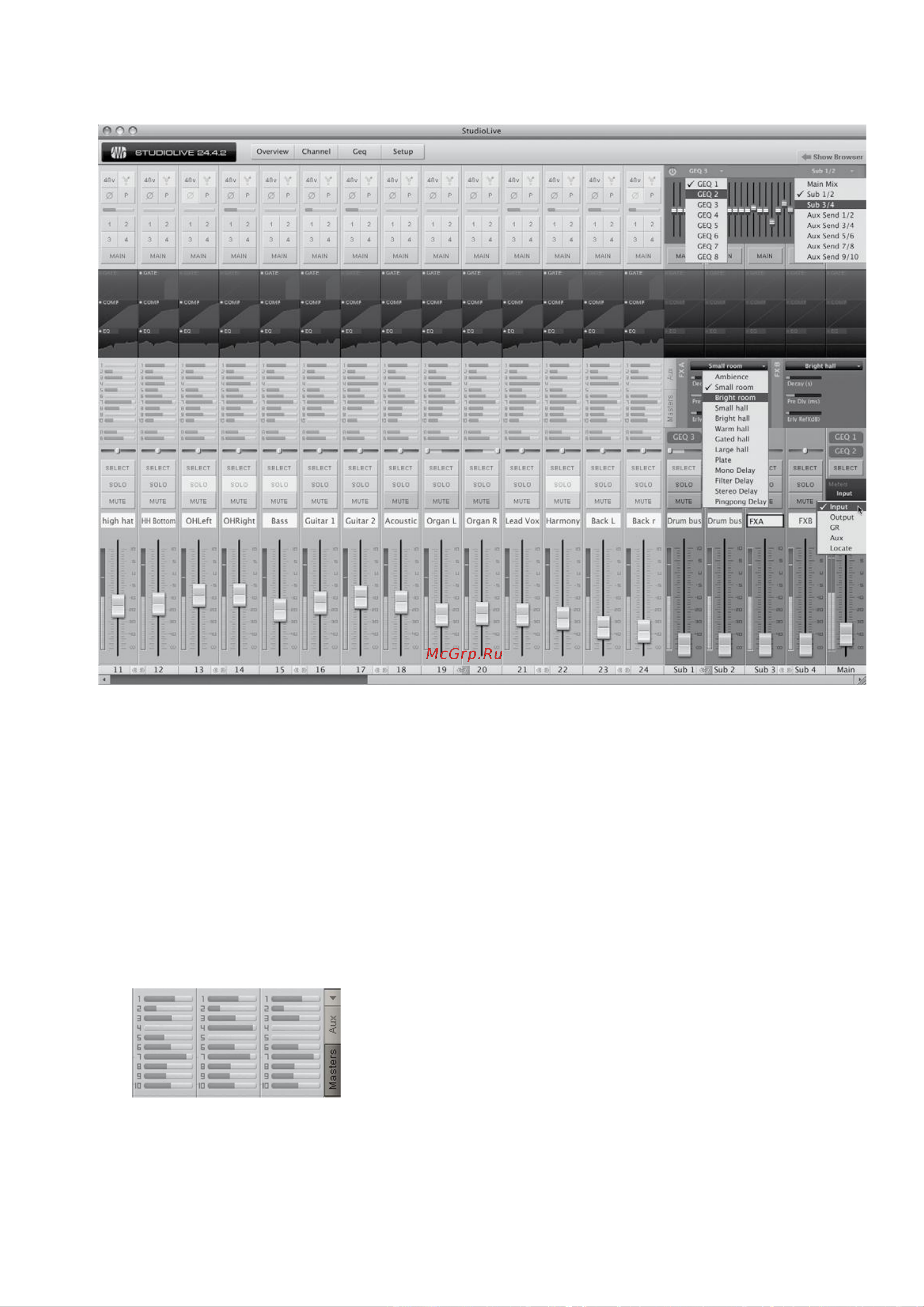 PRESONUS STUDIOLIVE 24.4.2 Руководство по эксплуатации онлайн [87/192] 776995