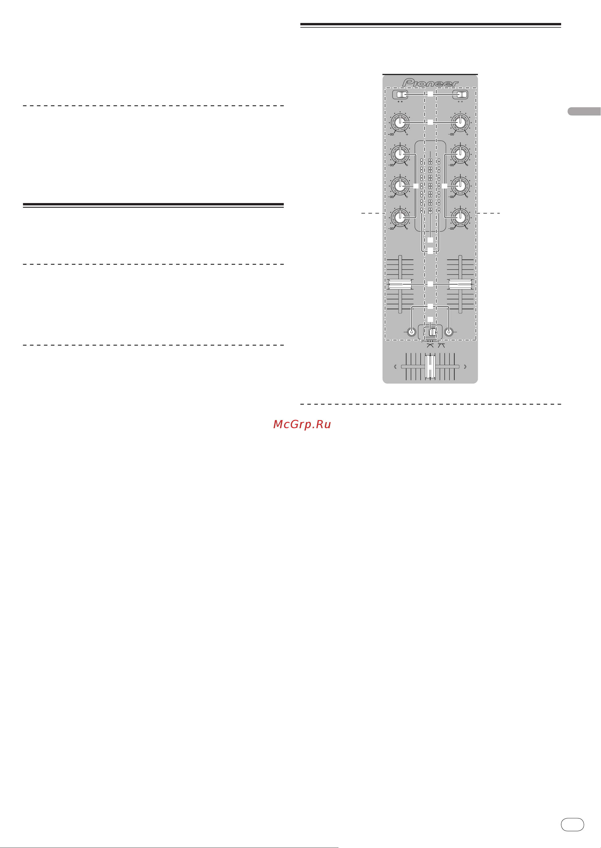 Pioneer DJM350 [25/116] Opérations élémentaires section mixeur