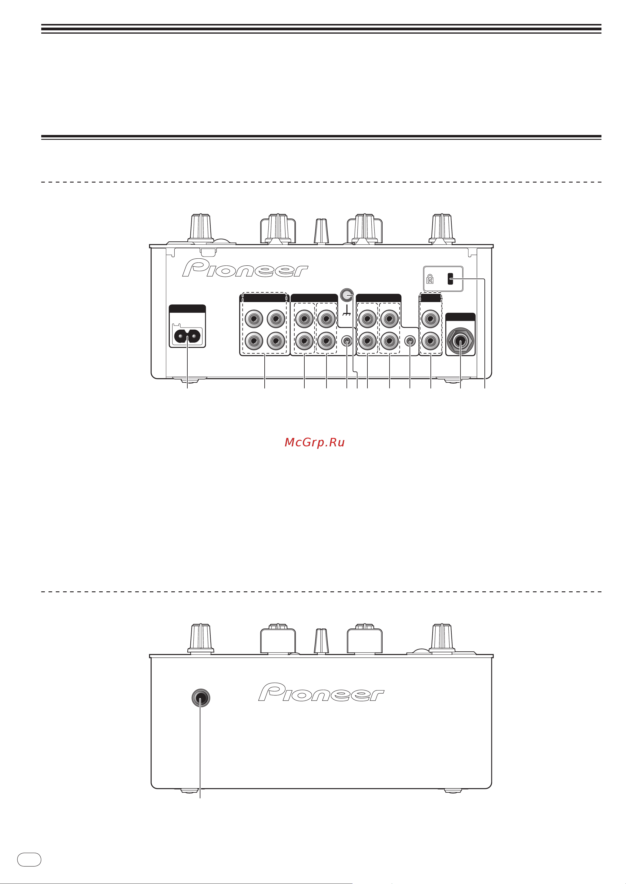 Pioneer DJM350 [38/116] Anschlüsse