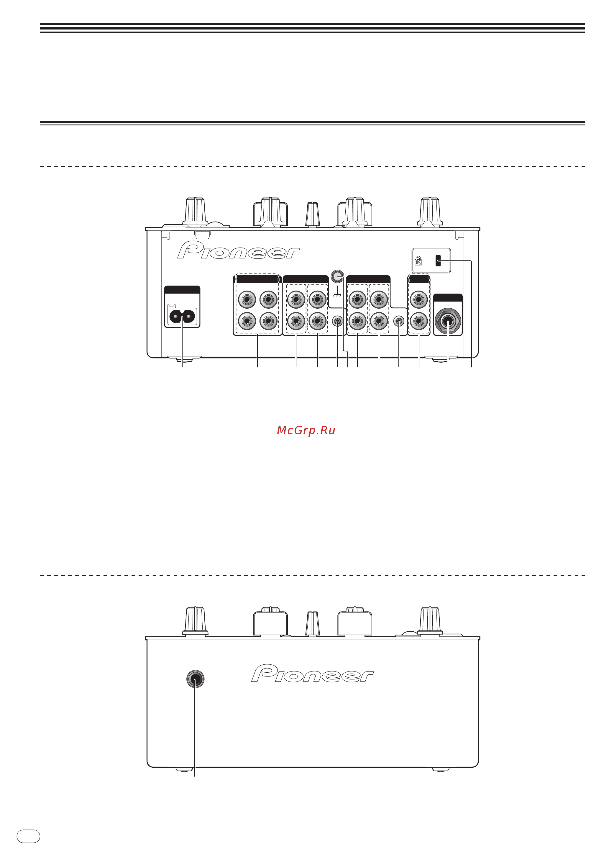 Pioneer DJM350 [70/116] Aansluitingen