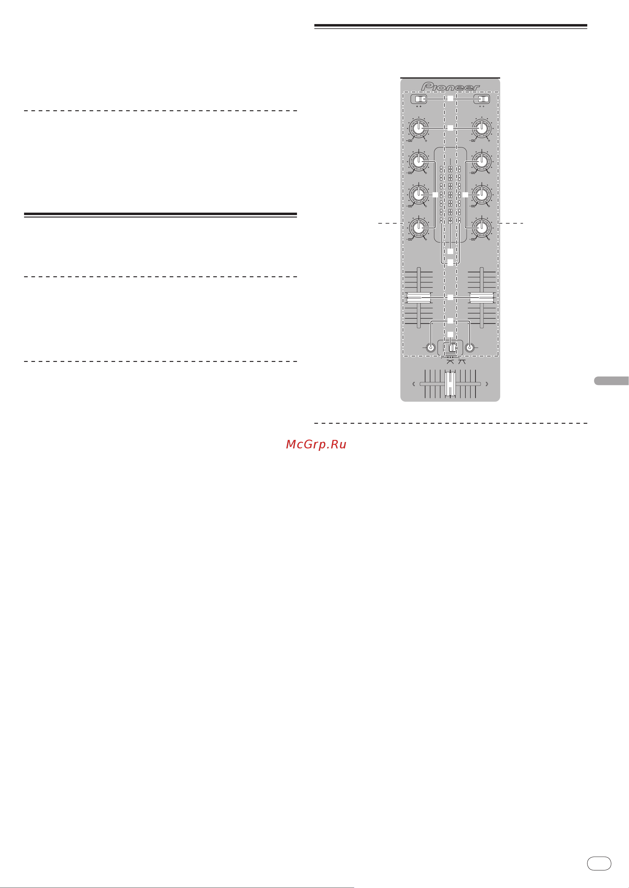 Pioneer DJM350 [73/116] Basisbediening mengpaneel gedeelte