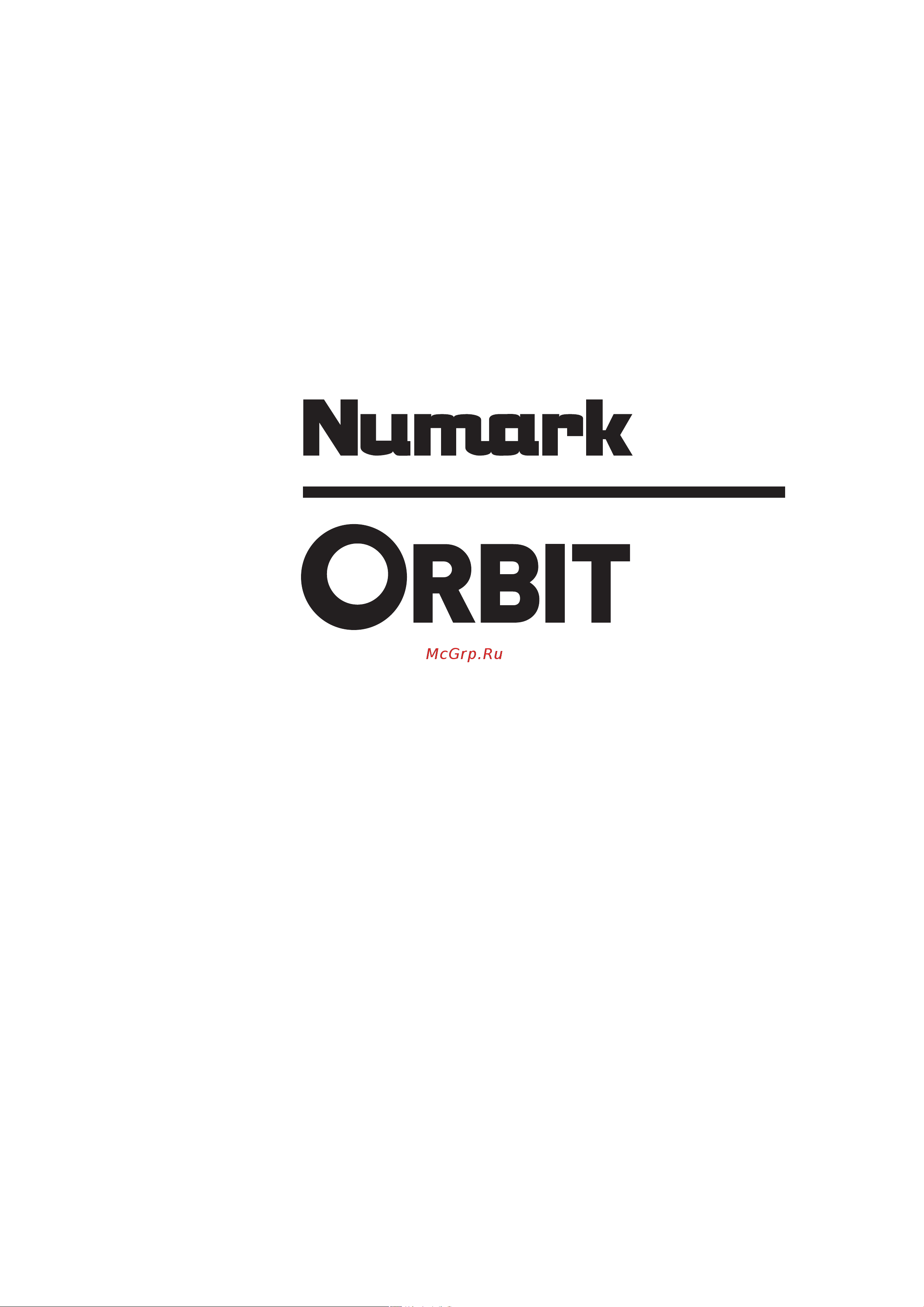Numark ORBIT Руководство по эксплуатации онлайн