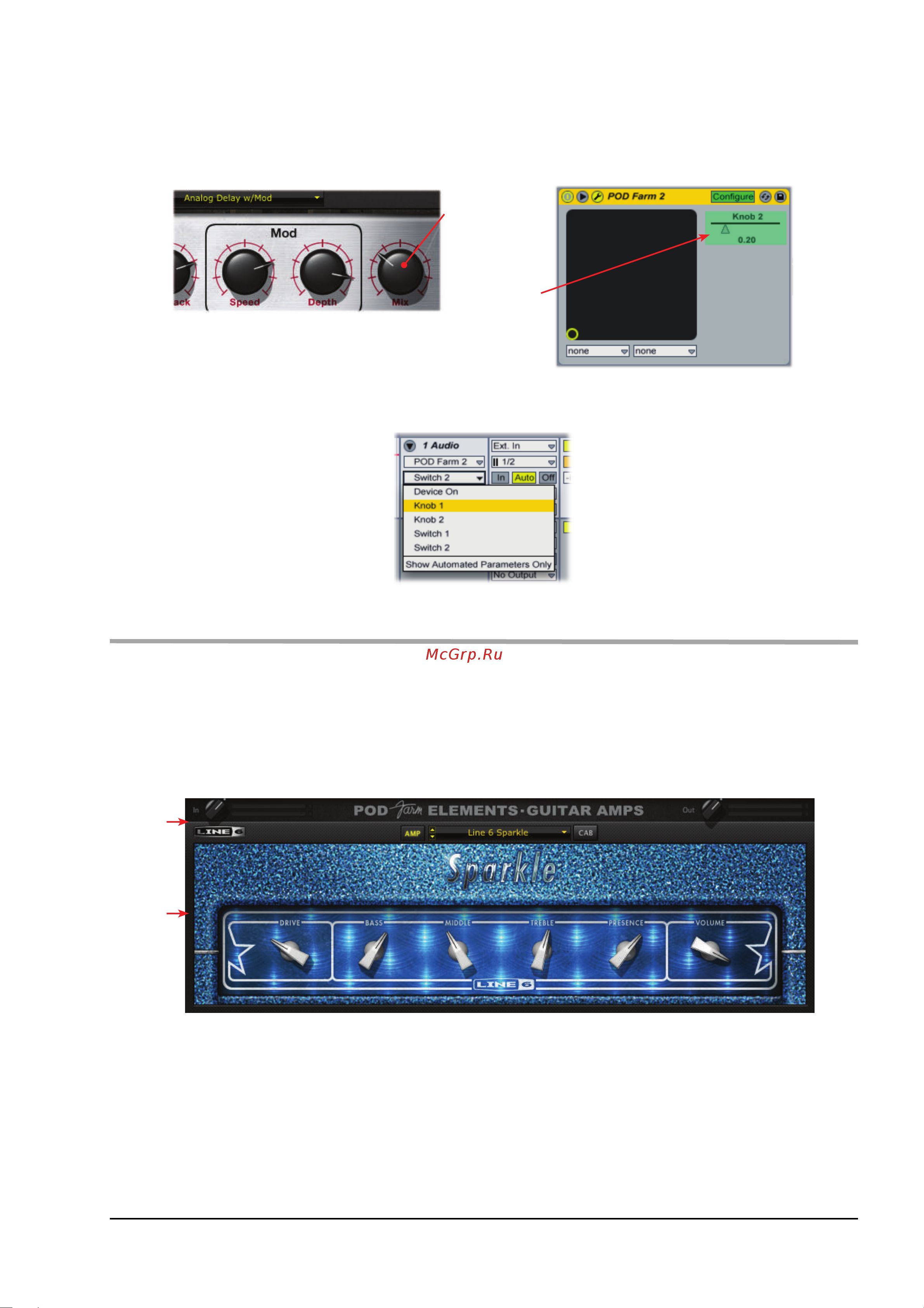LINE 6 TONEPORT GX Mk2 [57/71] Pod farm 2 руководство пользователя 57