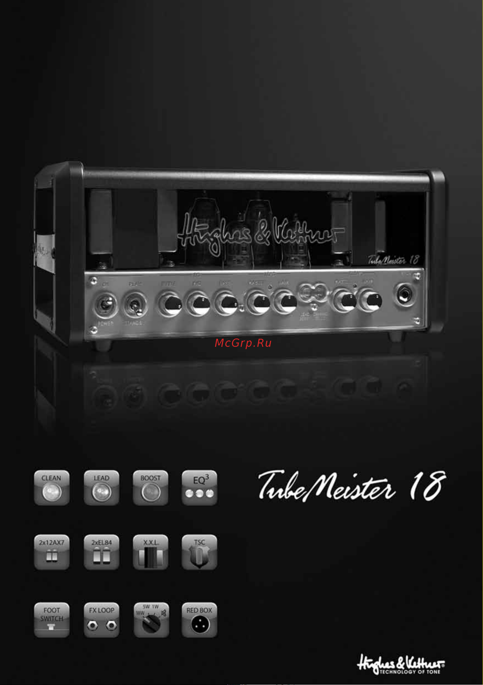 HUGHES & KETTNER TUBEMEISTER 18 HEAD Руководство по эксплуатации онлайн