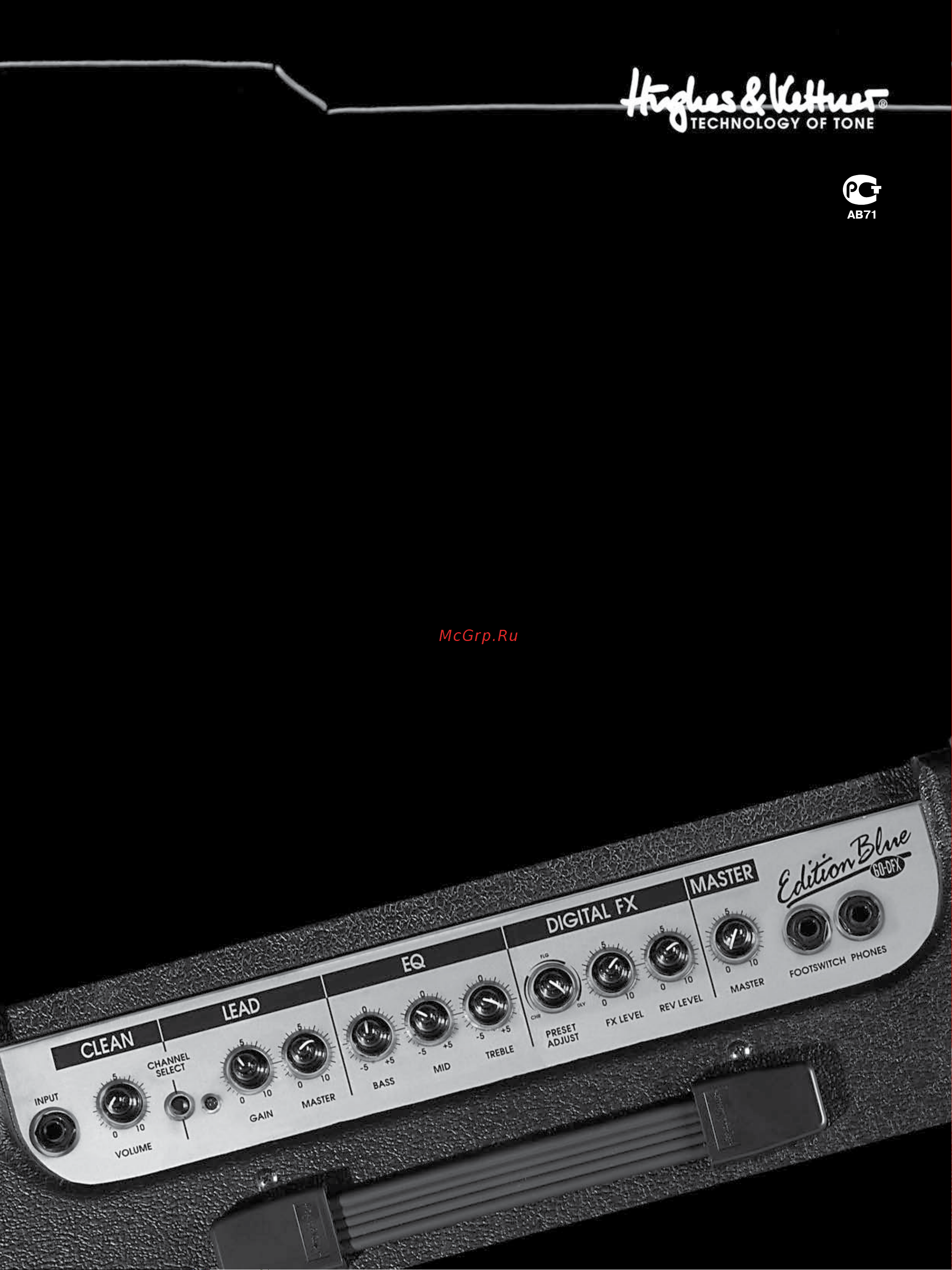HUGHES & KETTNER EDITION BLUE 30 DFX Руководство по эксплуатации онлайн