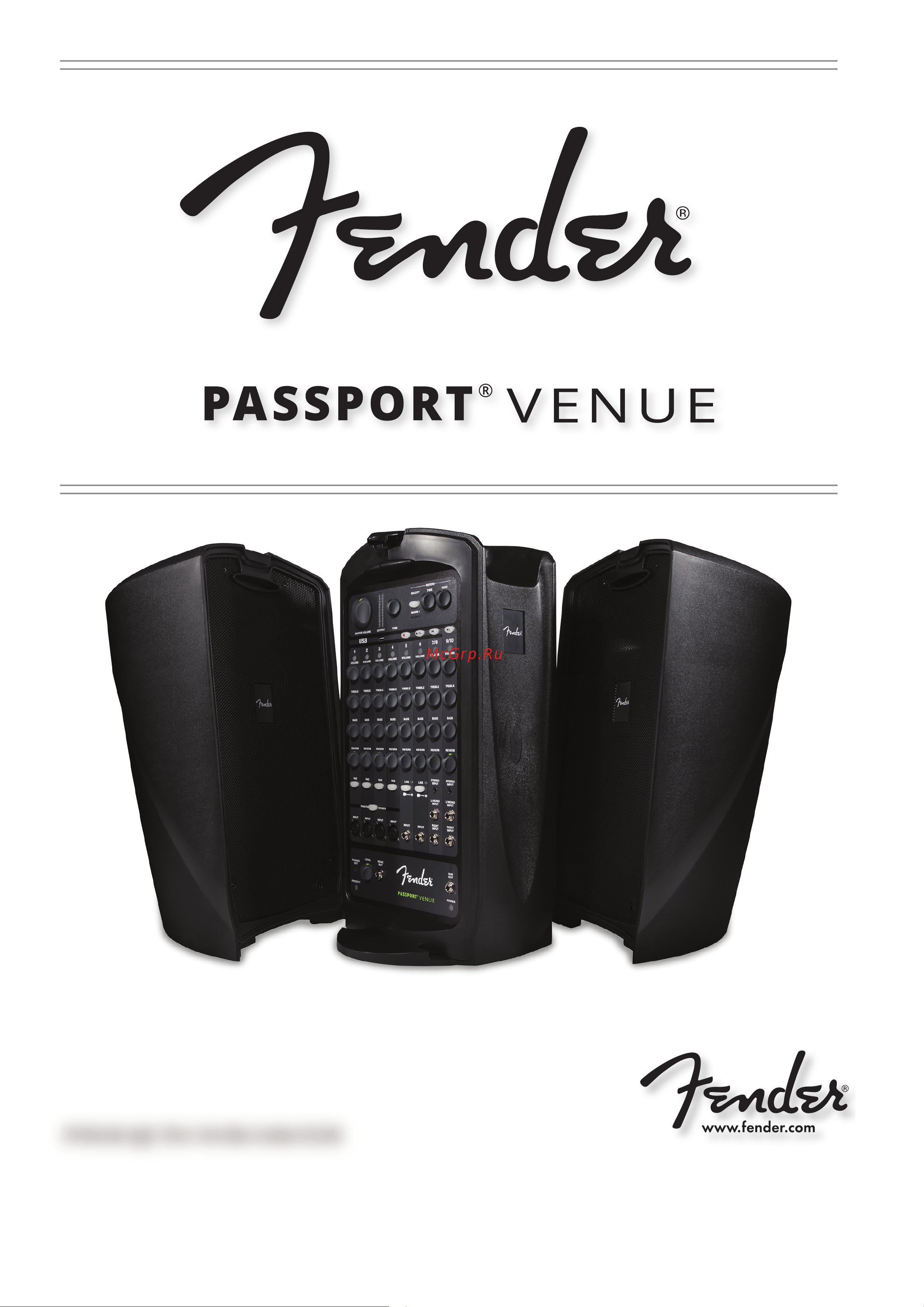Fender PASSPORT VENUE Руководство по эксплуатации онлайн