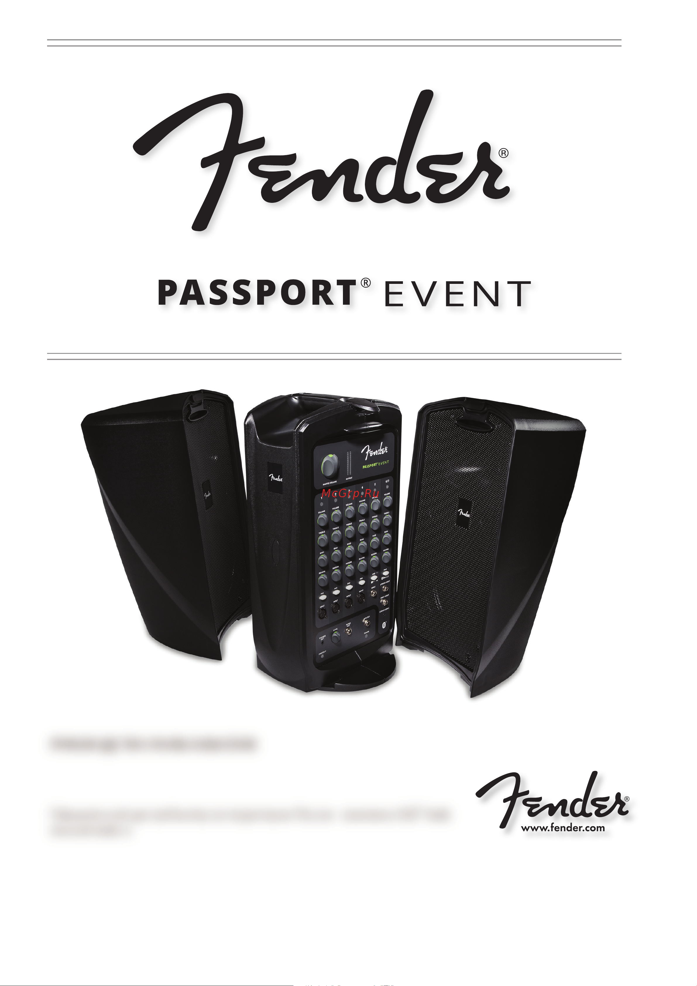 Fender PASSPORT EVENT Руководство по эксплуатации онлайн
