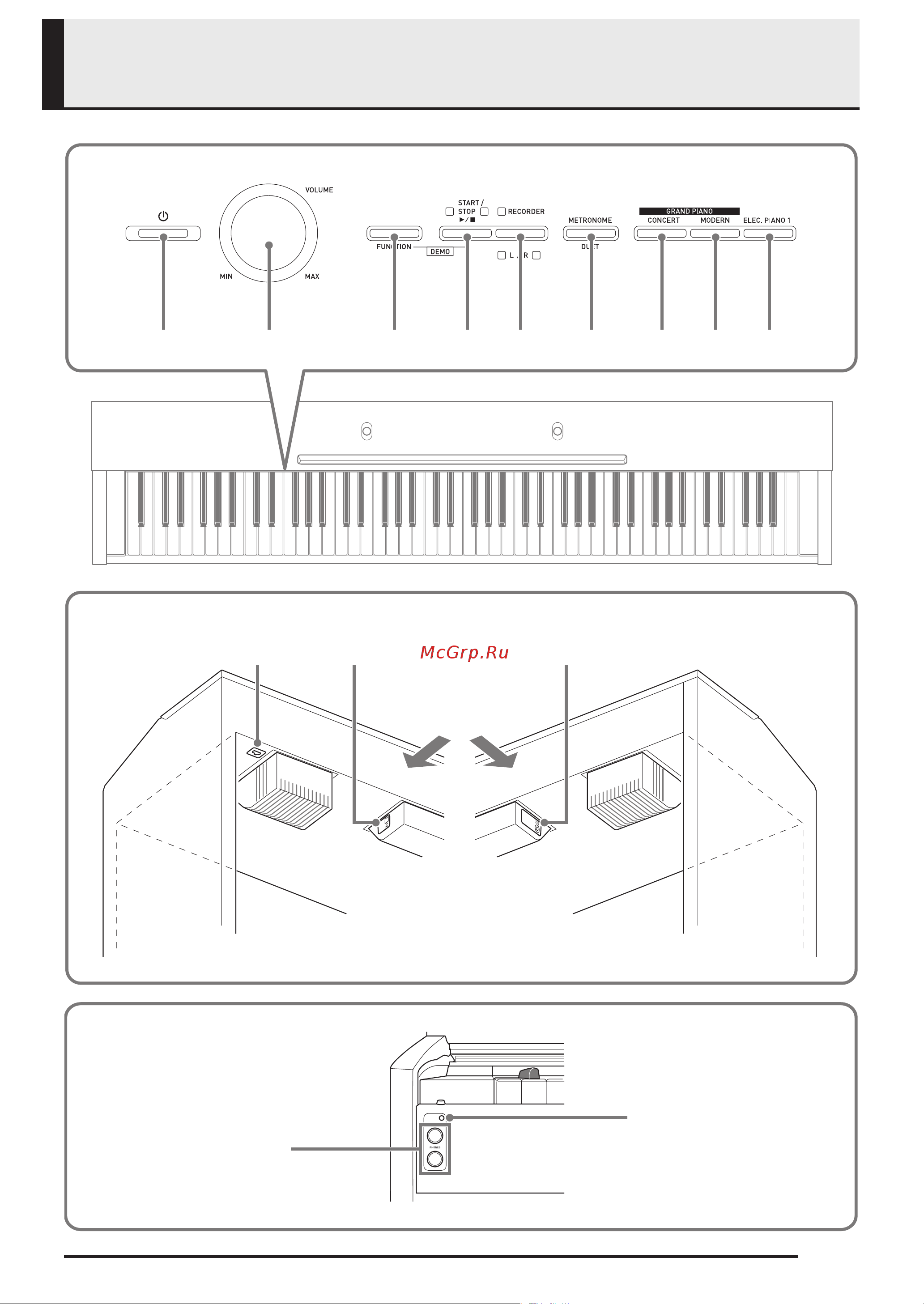 Casio PX-760 BK [5/50] Общие указания