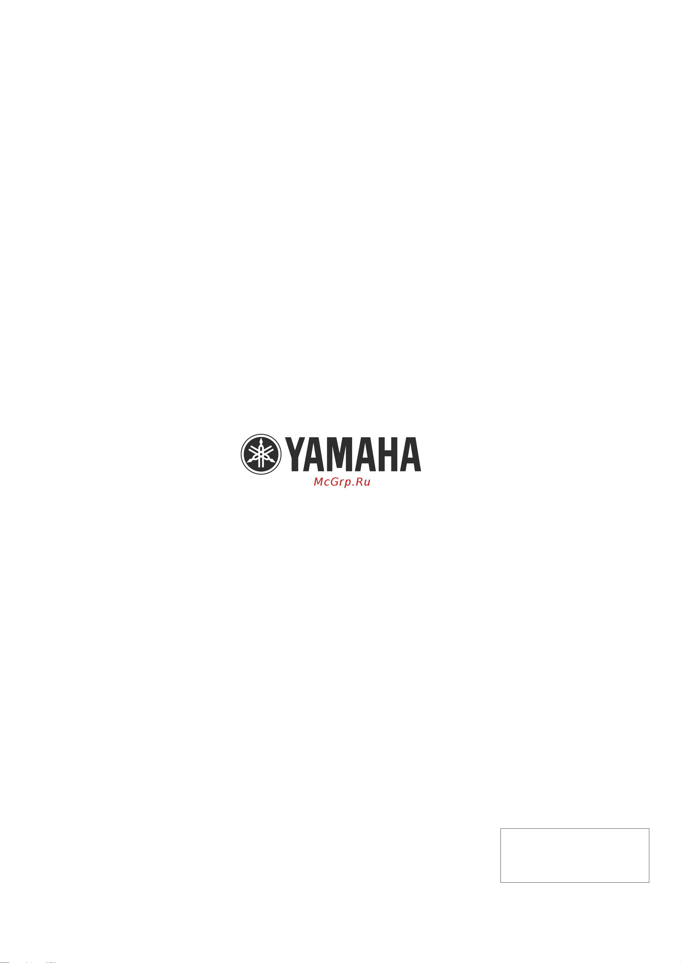 Yamaha MSR-250 Руководство по эксплуатации онлайн [11/11] 777128