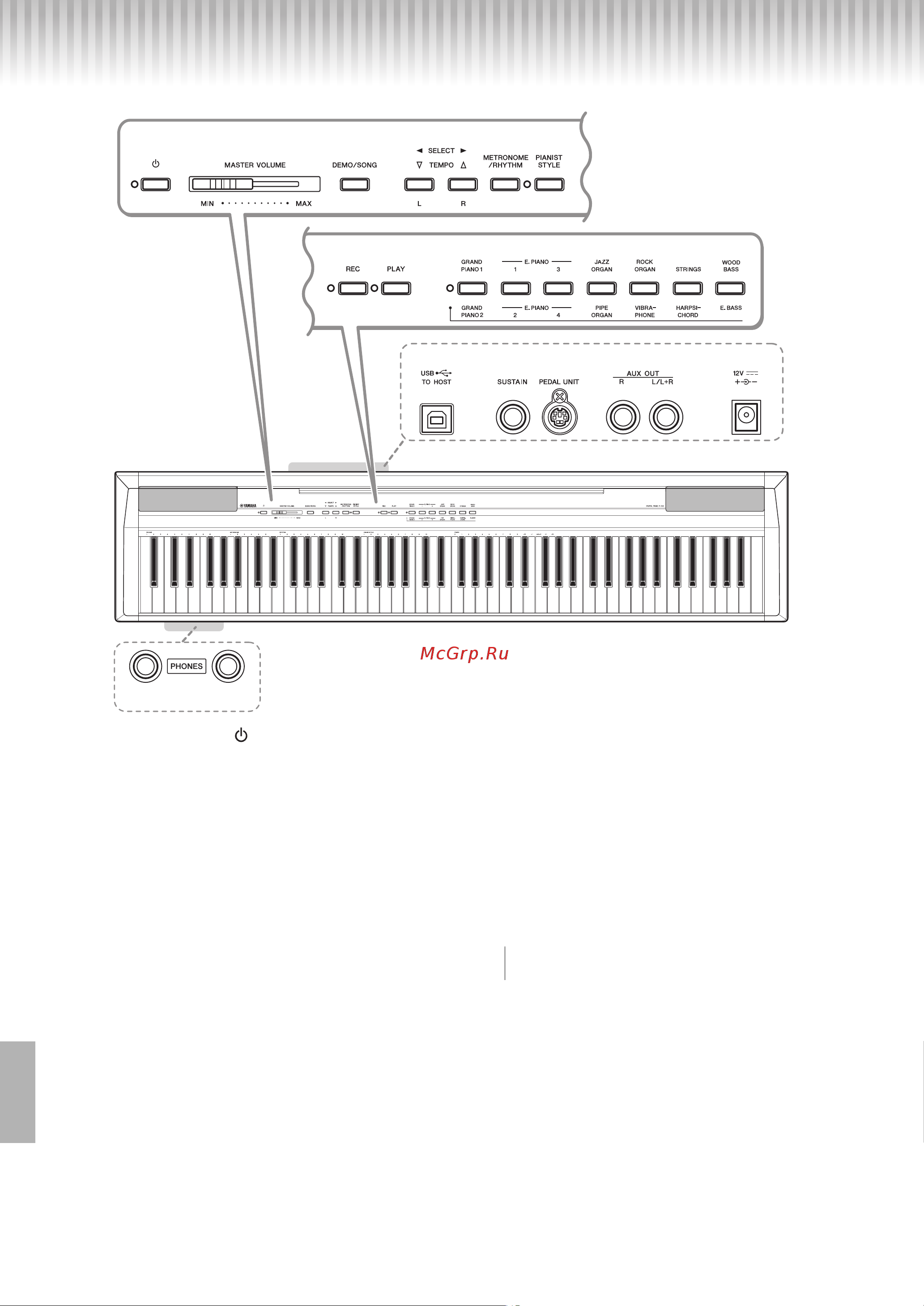 Yamaha P-105B [6/34] Введение