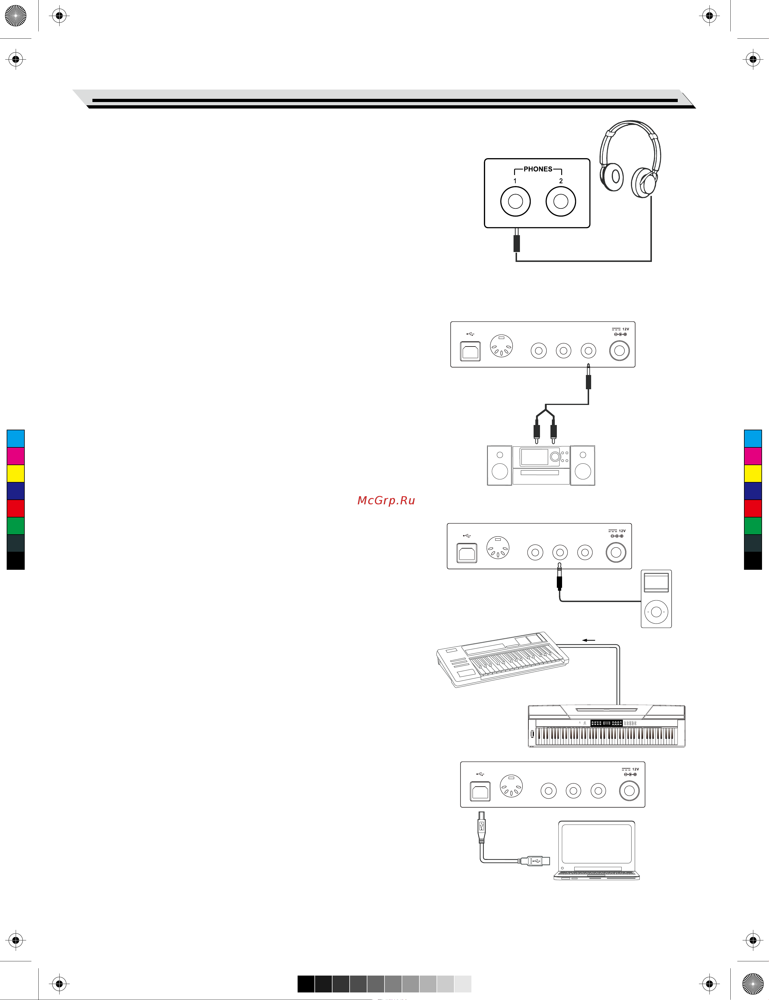 Medeli SP4000 [7/32] Connections