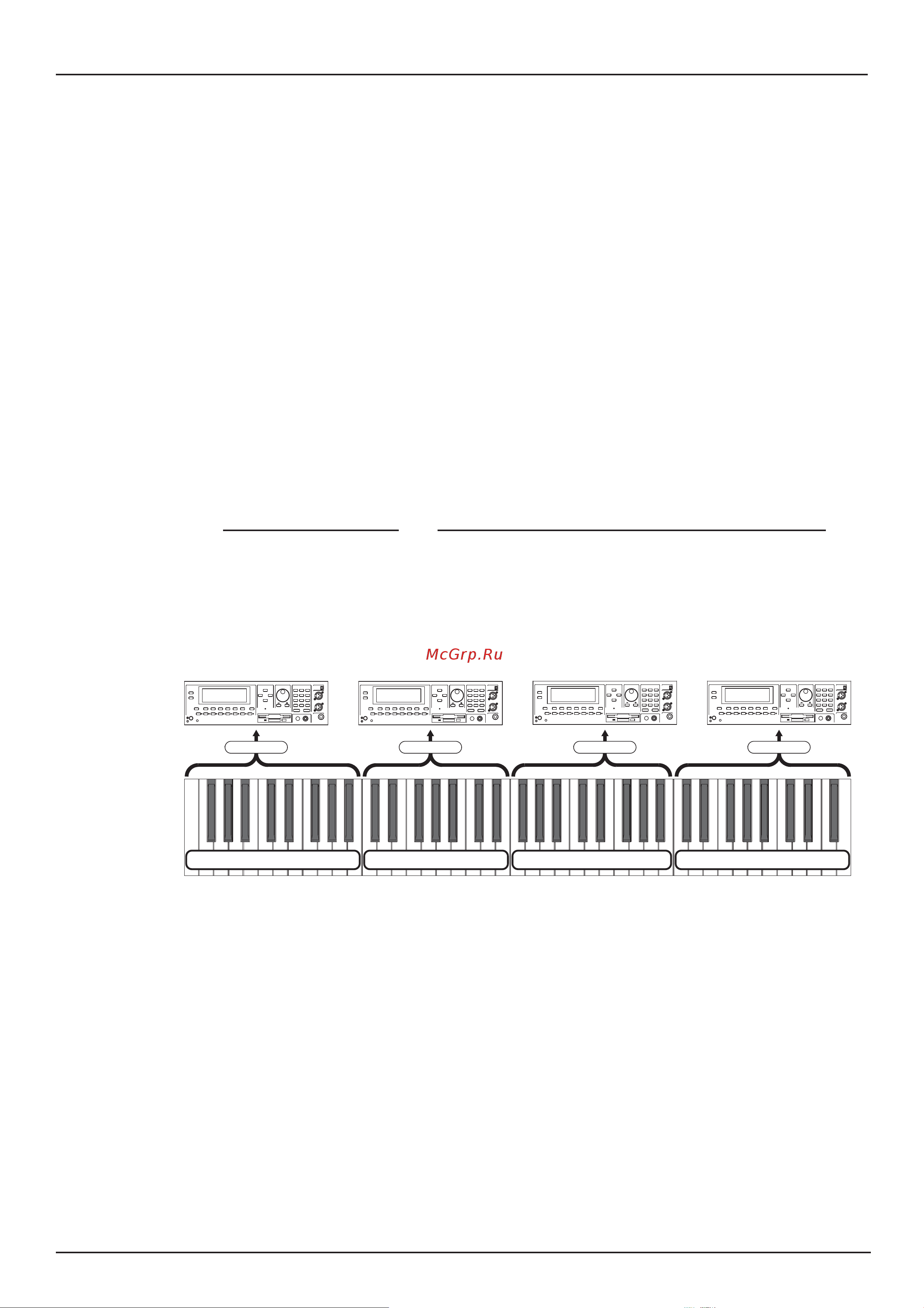 Kurzweil SP4-7 [100/118] Педальный переключатель будет работать как педаль сустейна только для модуля 1