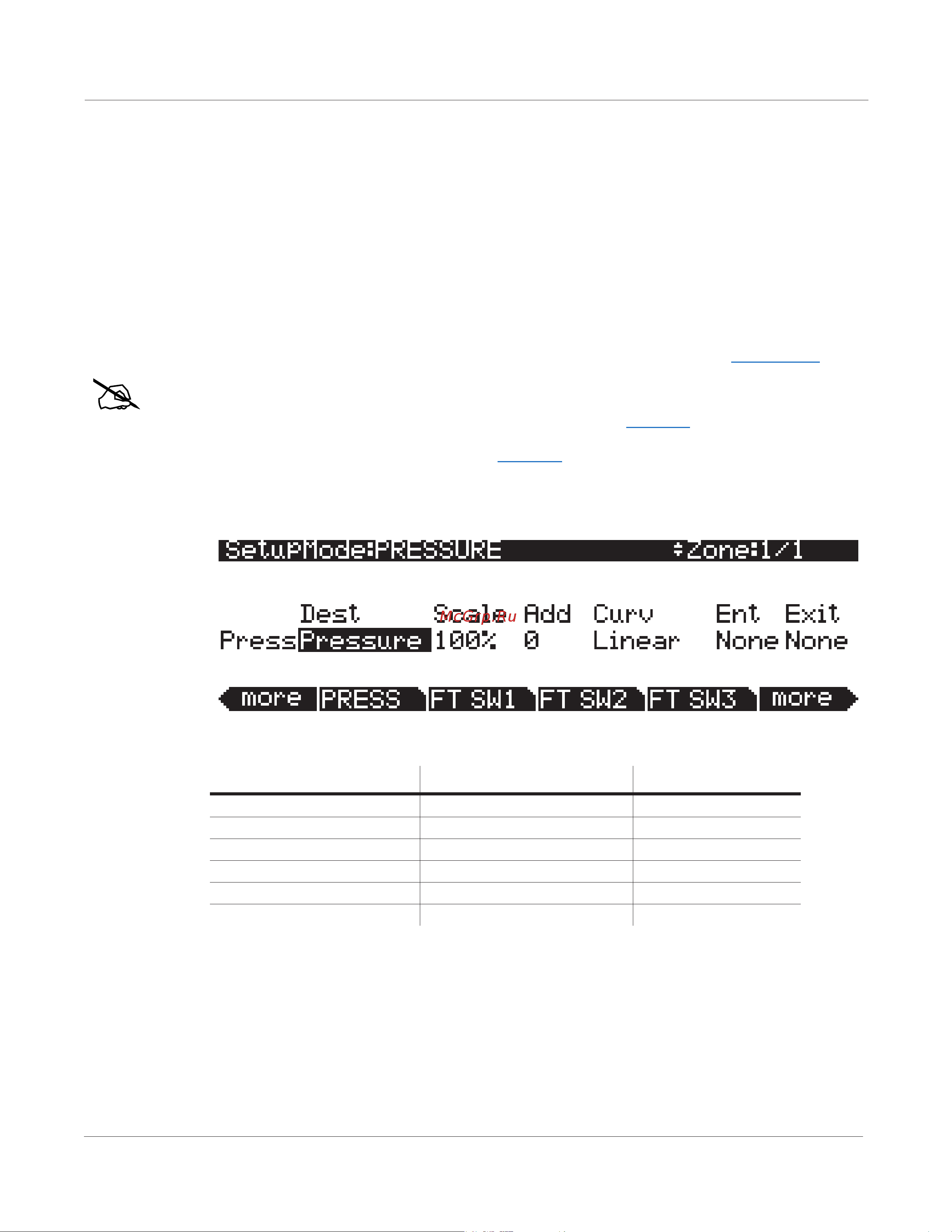 Kurzweil PC3A7 [161/423] The pressure press page
