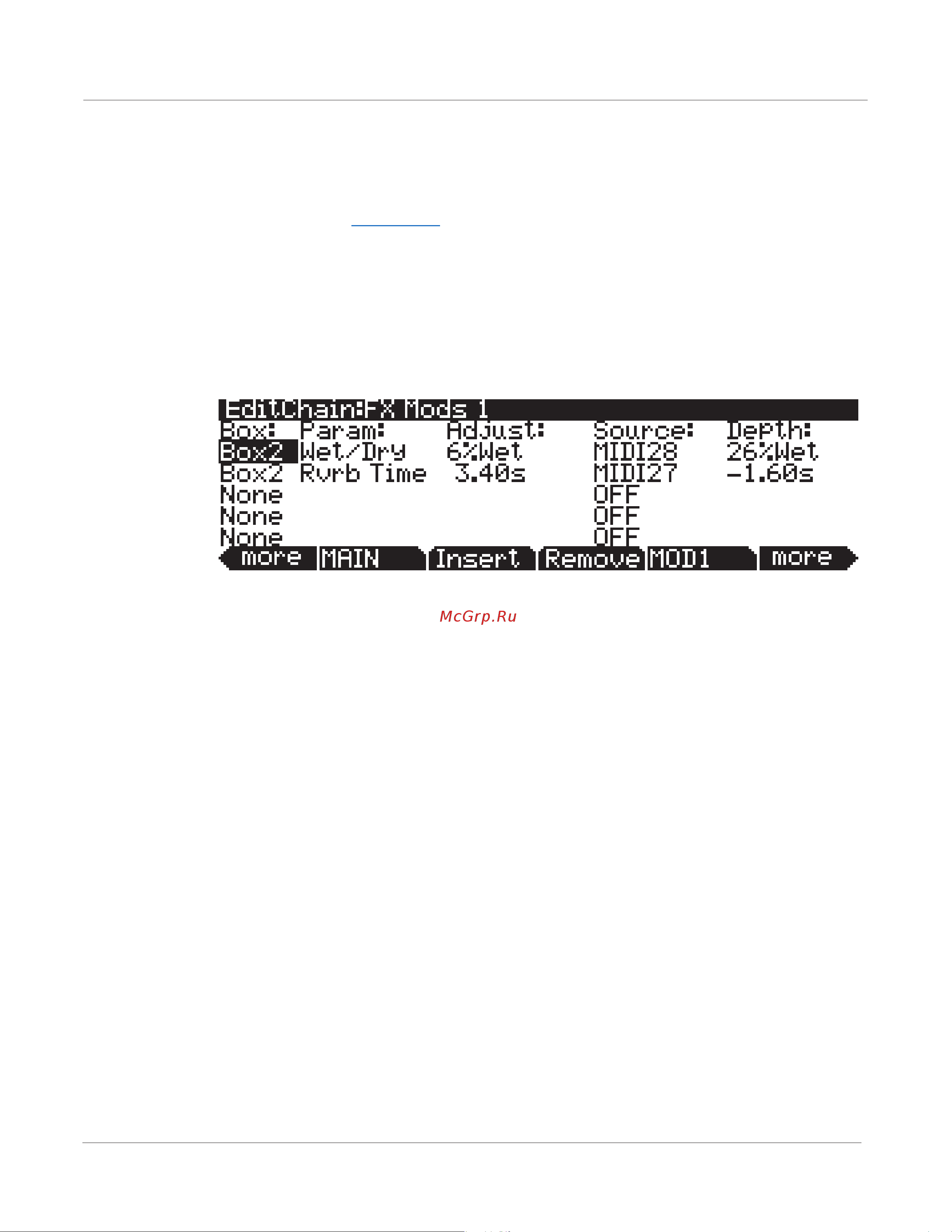Kurzweil PC3A7 [209/423] The mod pages