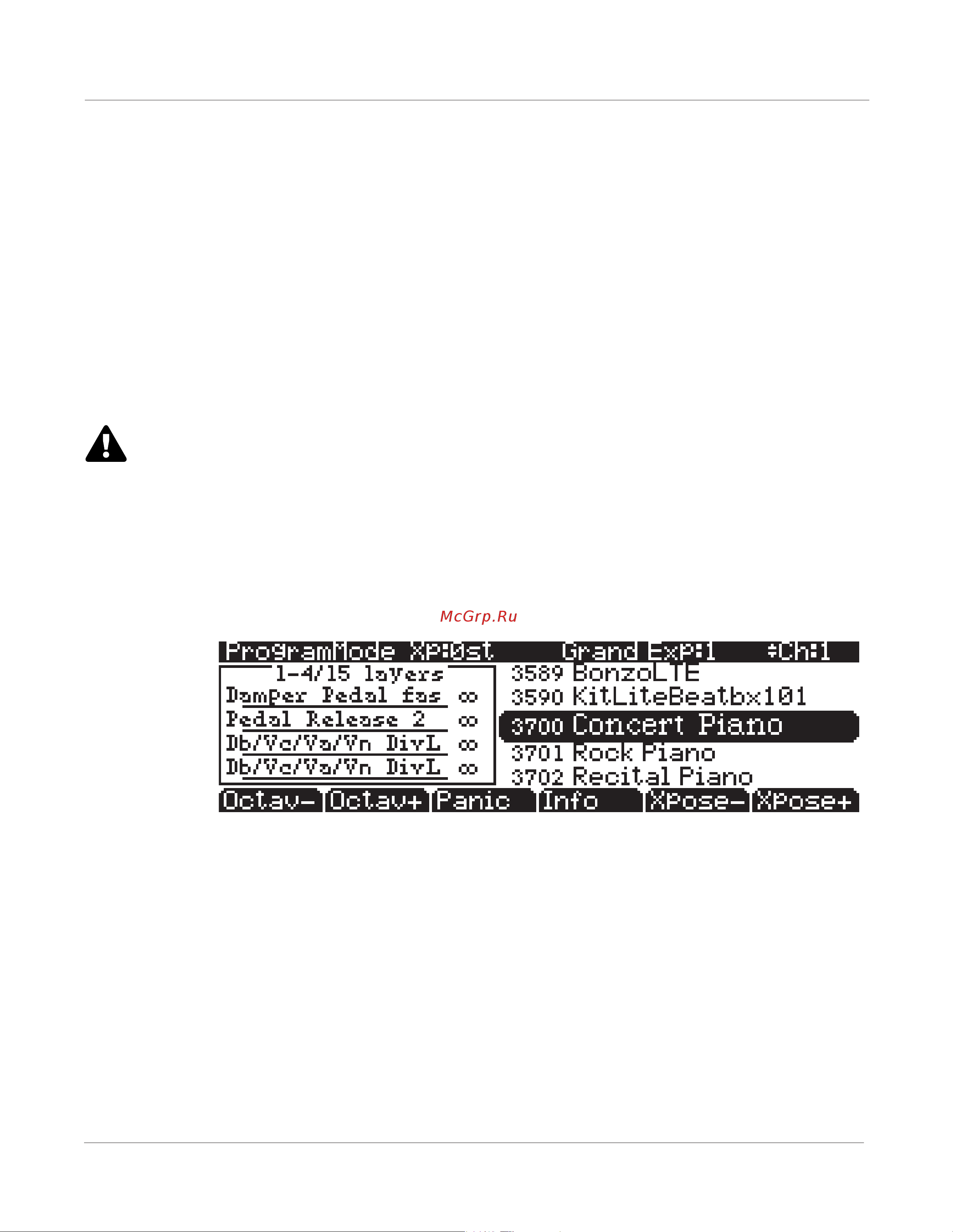 Kurzweil PC3A6 [28/423] Ribbon
