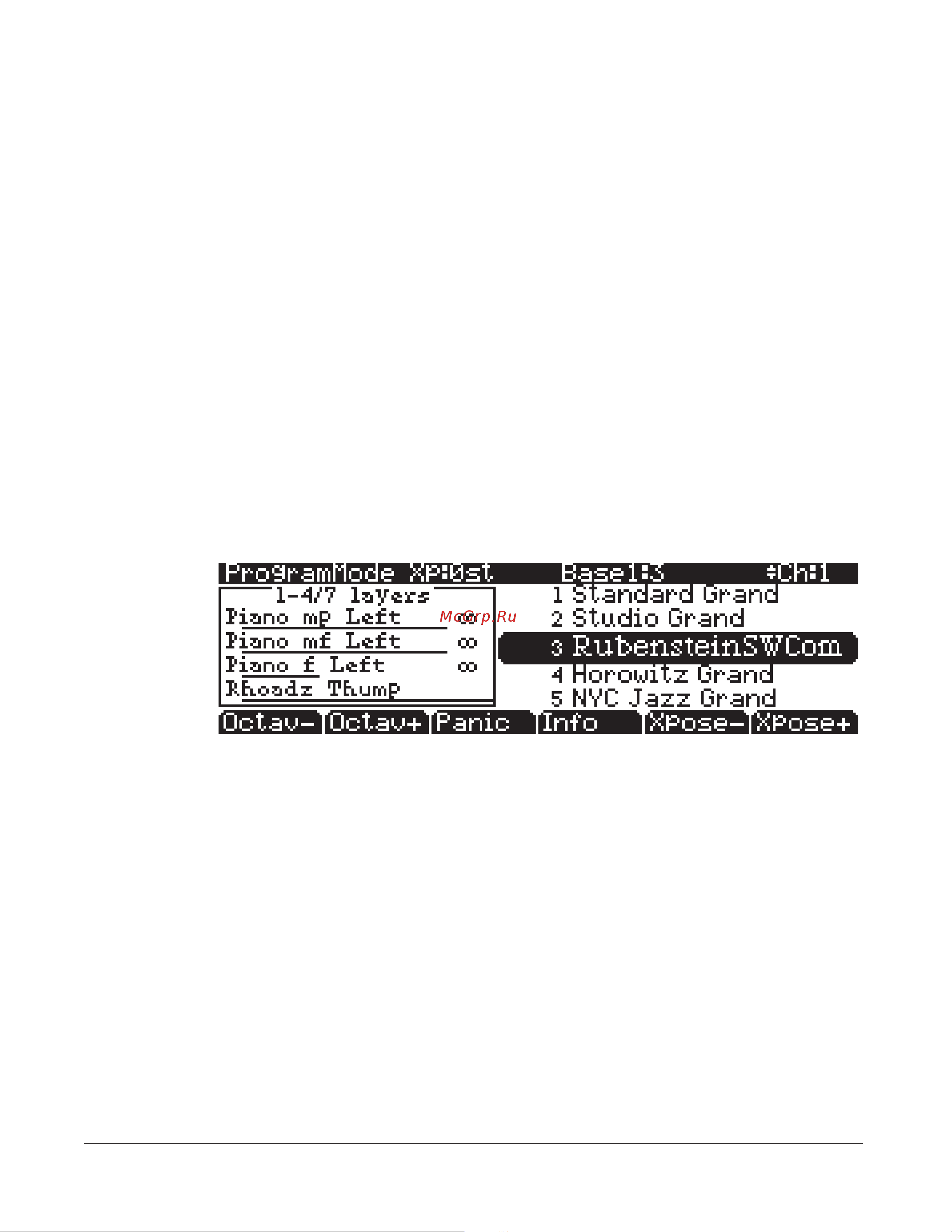 Kurzweil PC3A7 [39/423] Navigation