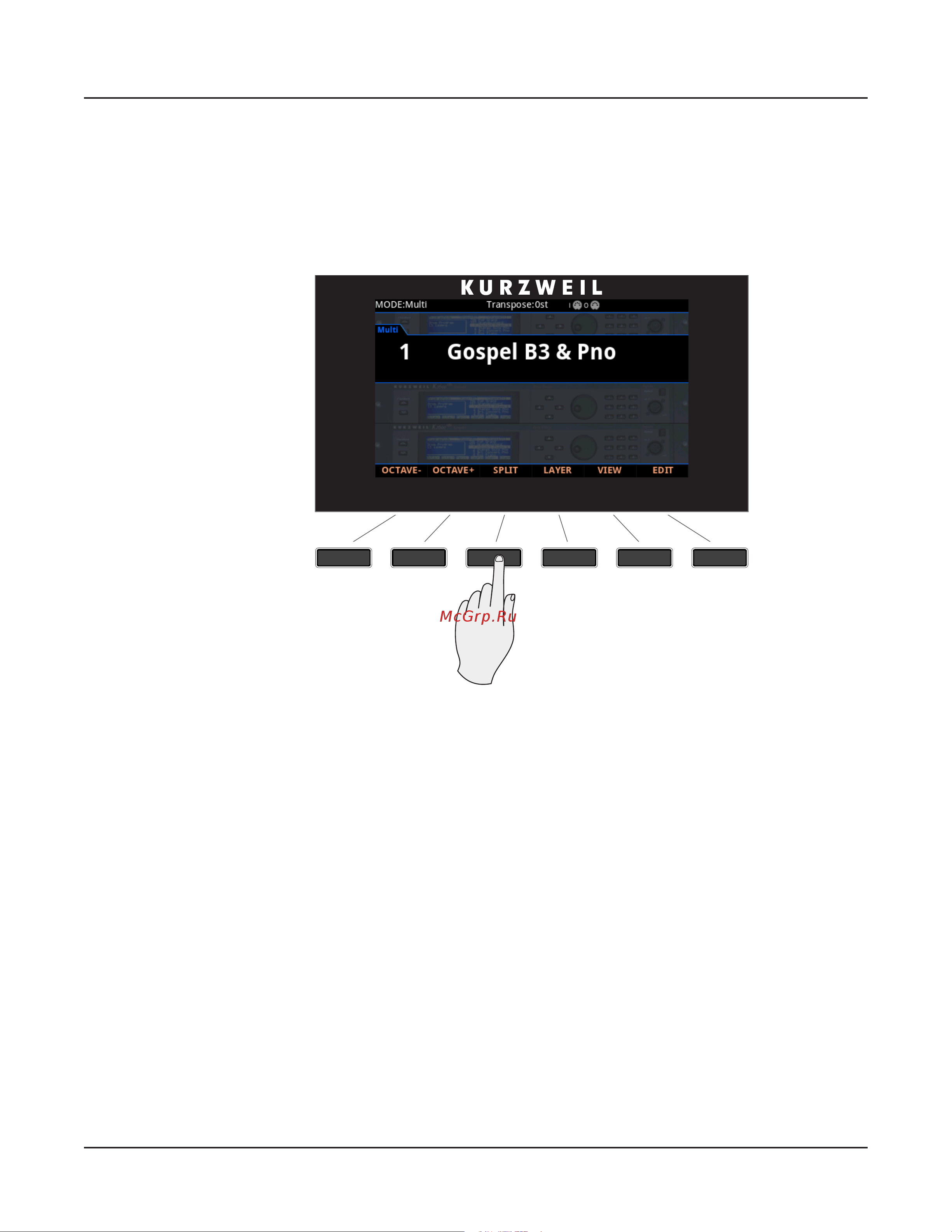 Kurzweil FORTE [111/244] The split function