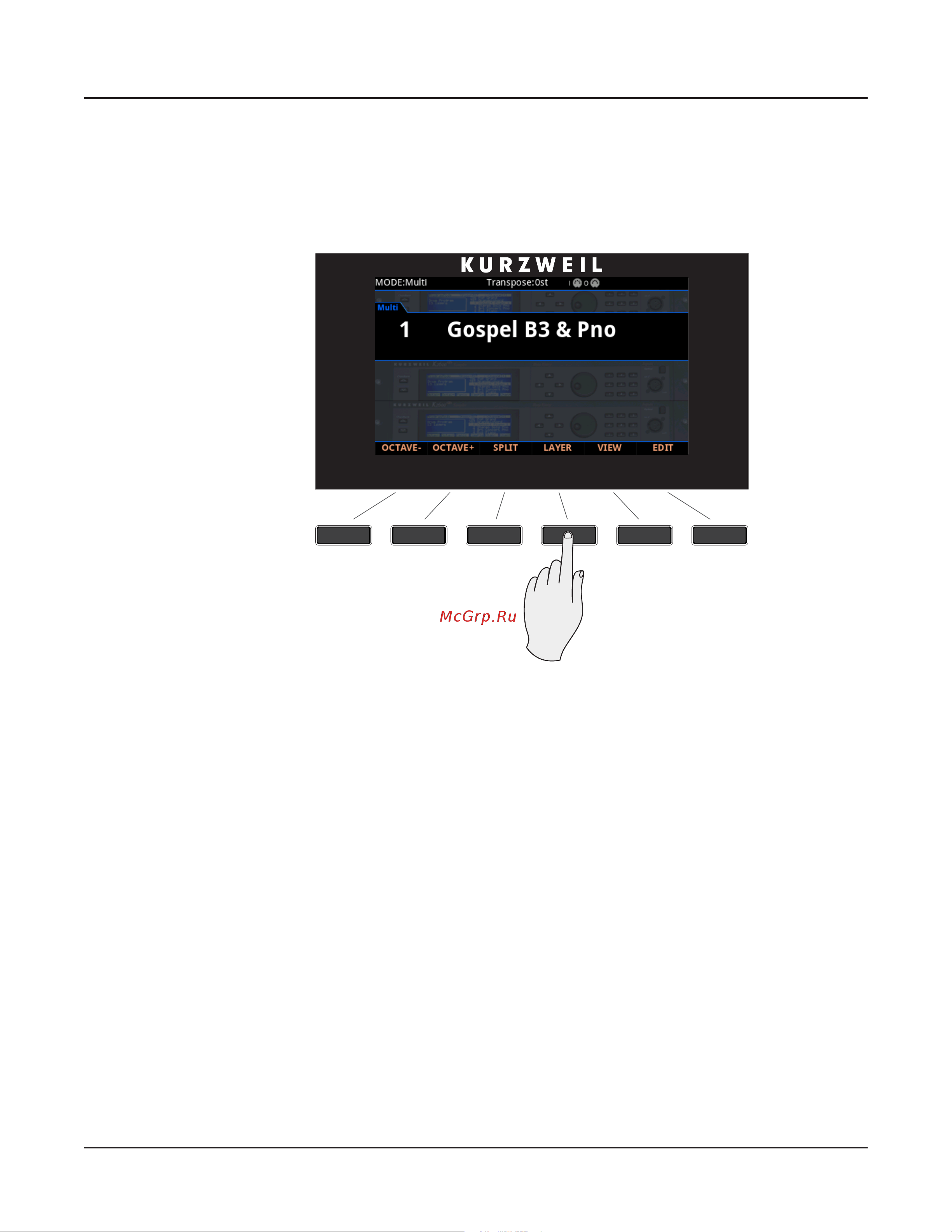 Kurzweil FORTE [114/244] The layer function