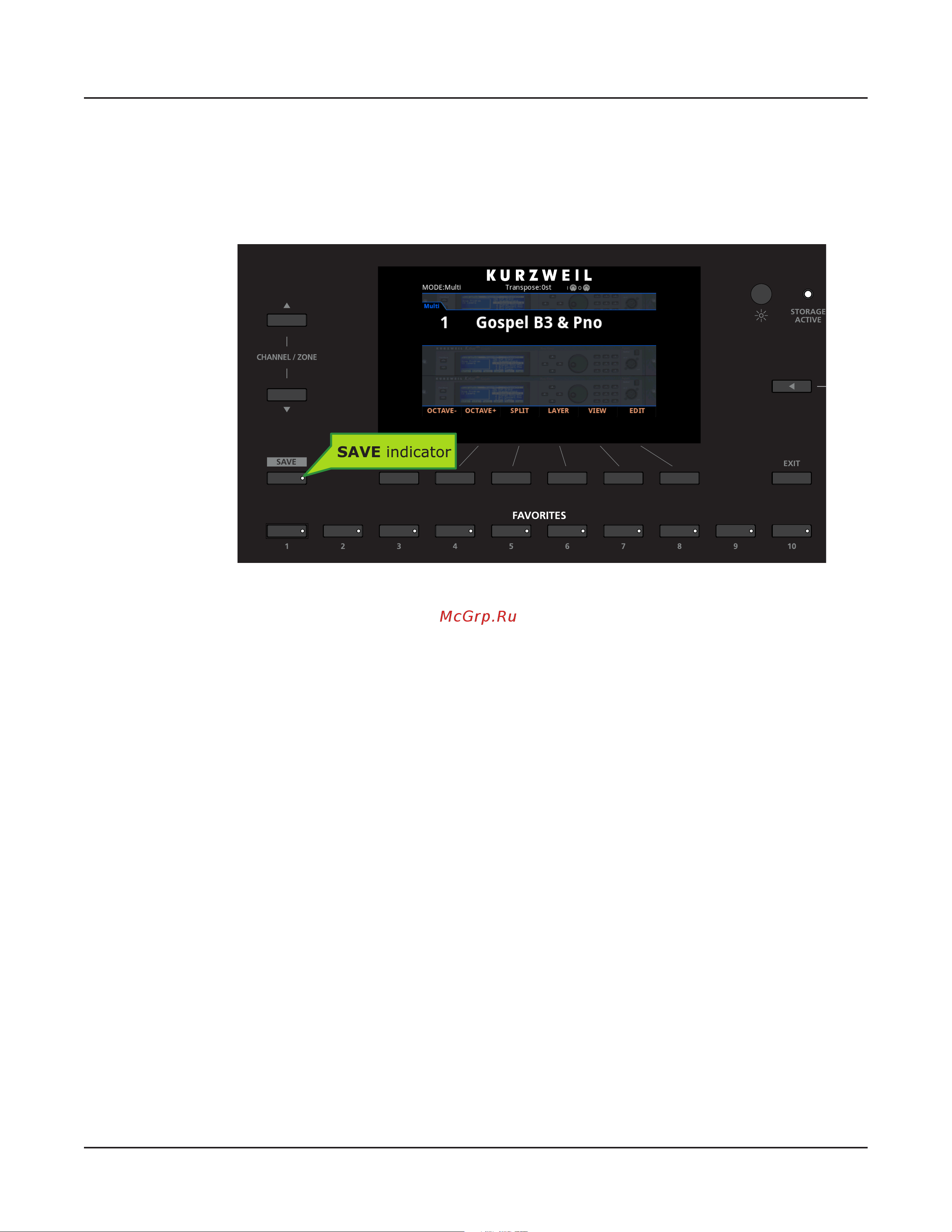 Kurzweil FORTE [117/244] Save user multis