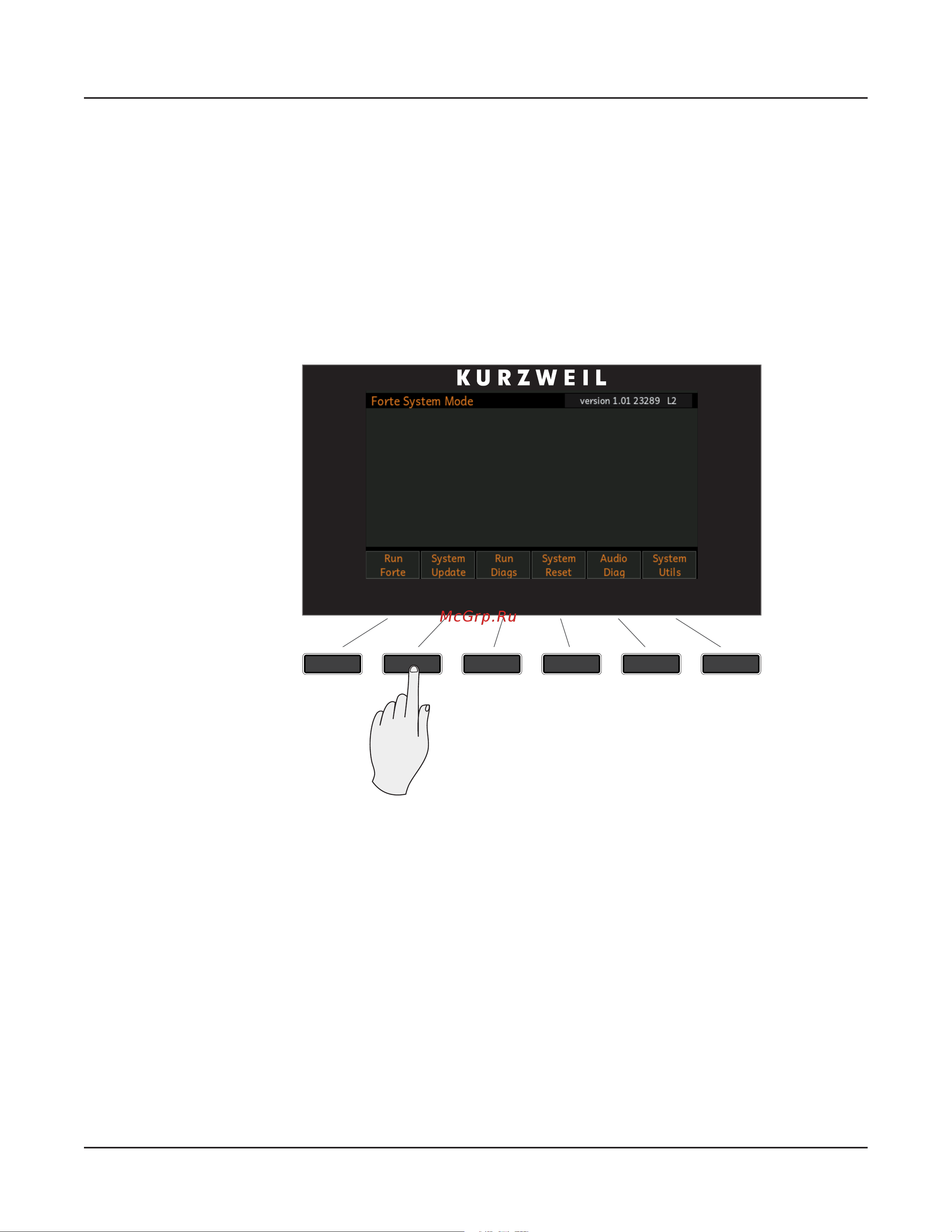 Kurzweil FORTE [191/244] Install using a computer tablet