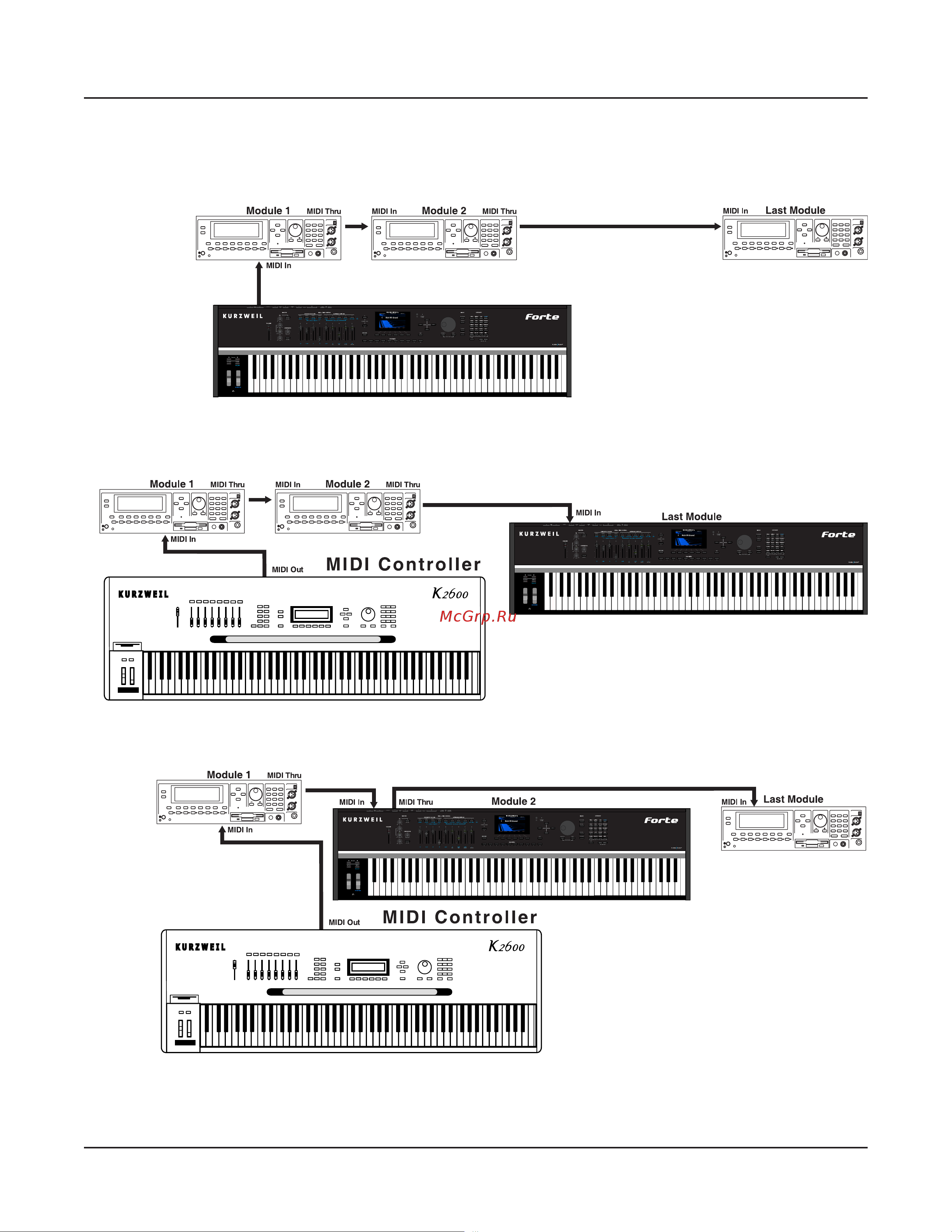 Kurzweil FORTE Руководство по эксплуатации онлайн [25/244] 777206