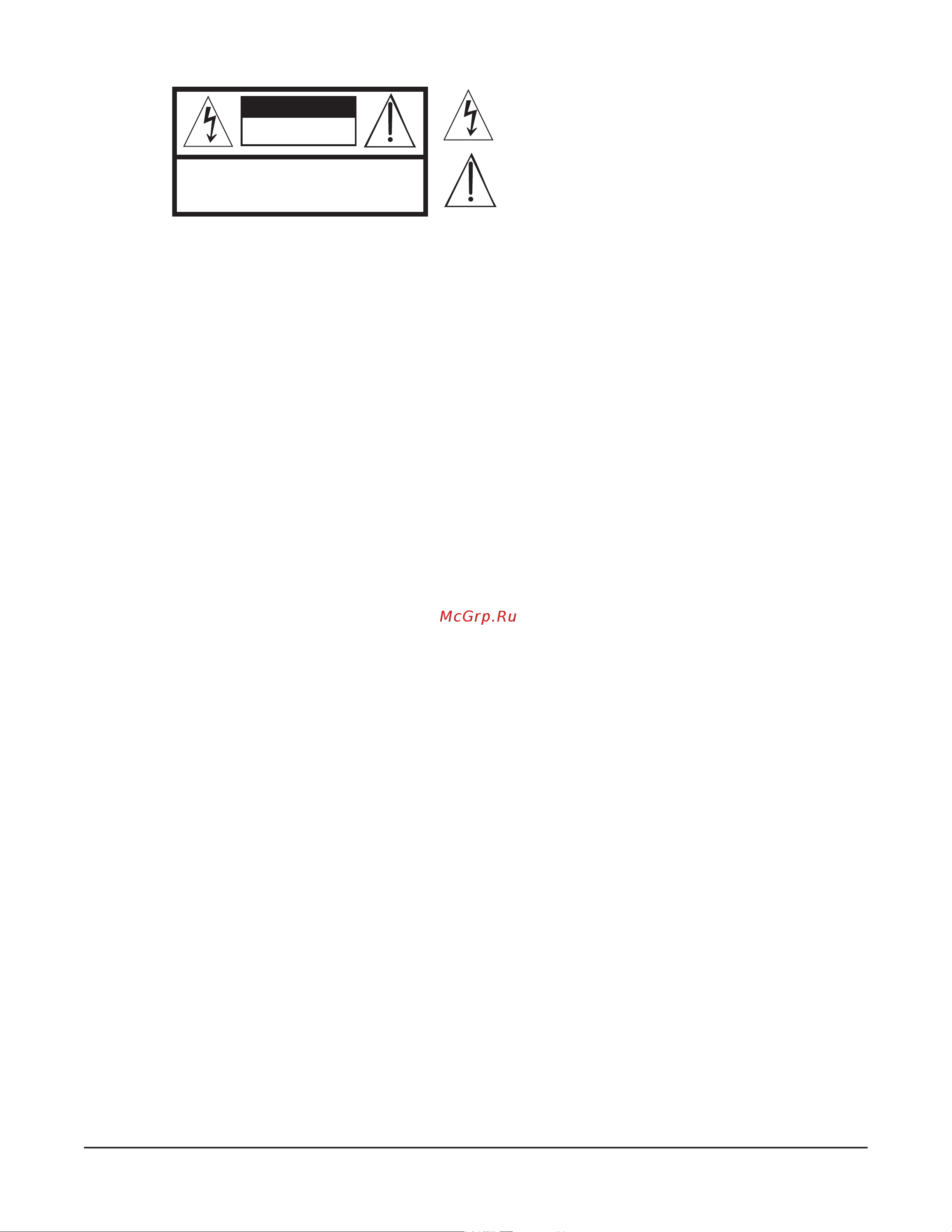 Kurzweil FORTE [3/244] Caution