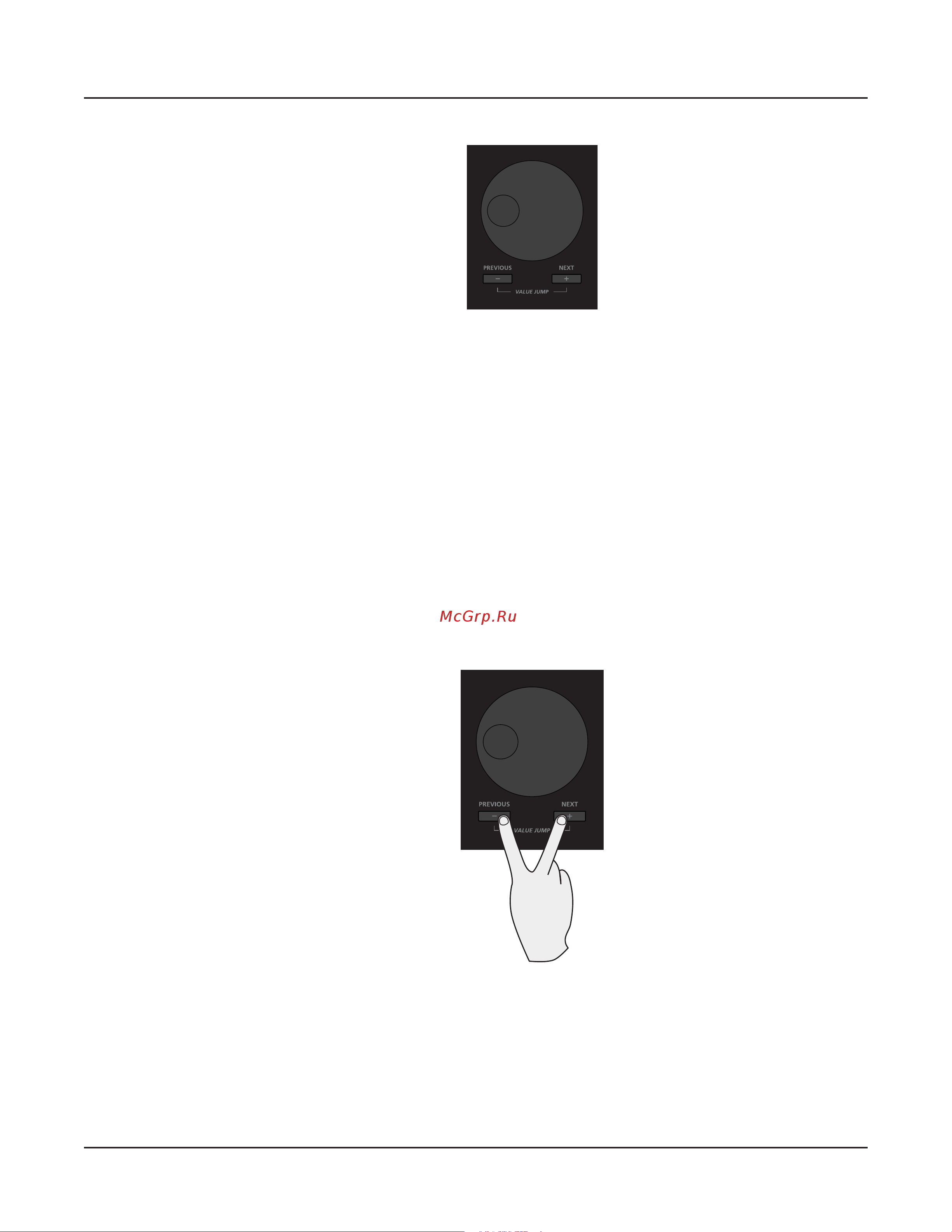 Kurzweil FORTE [71/244] Value jump buttons