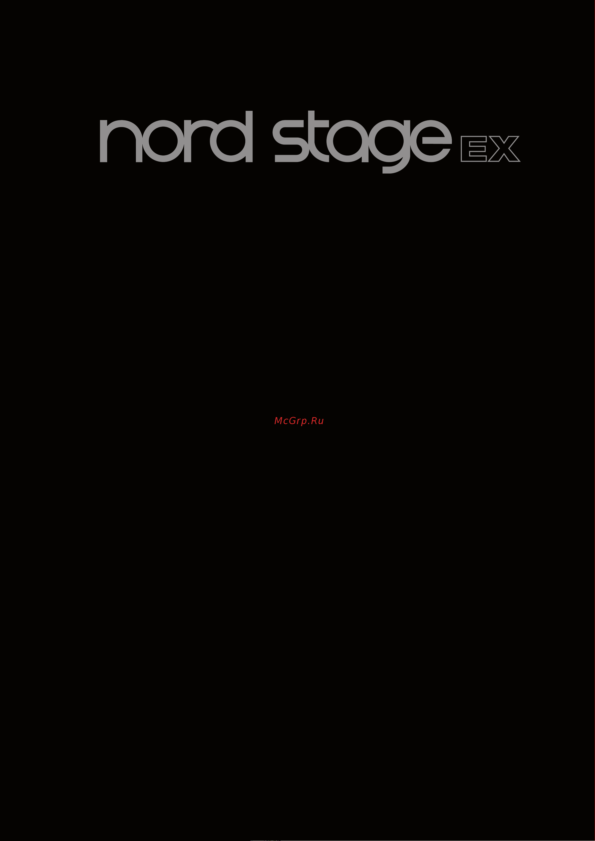 CLAVIA DMI AB CLAVIA NORD Stage 2 EX HP76 Руководство по эксплуатации онлайн