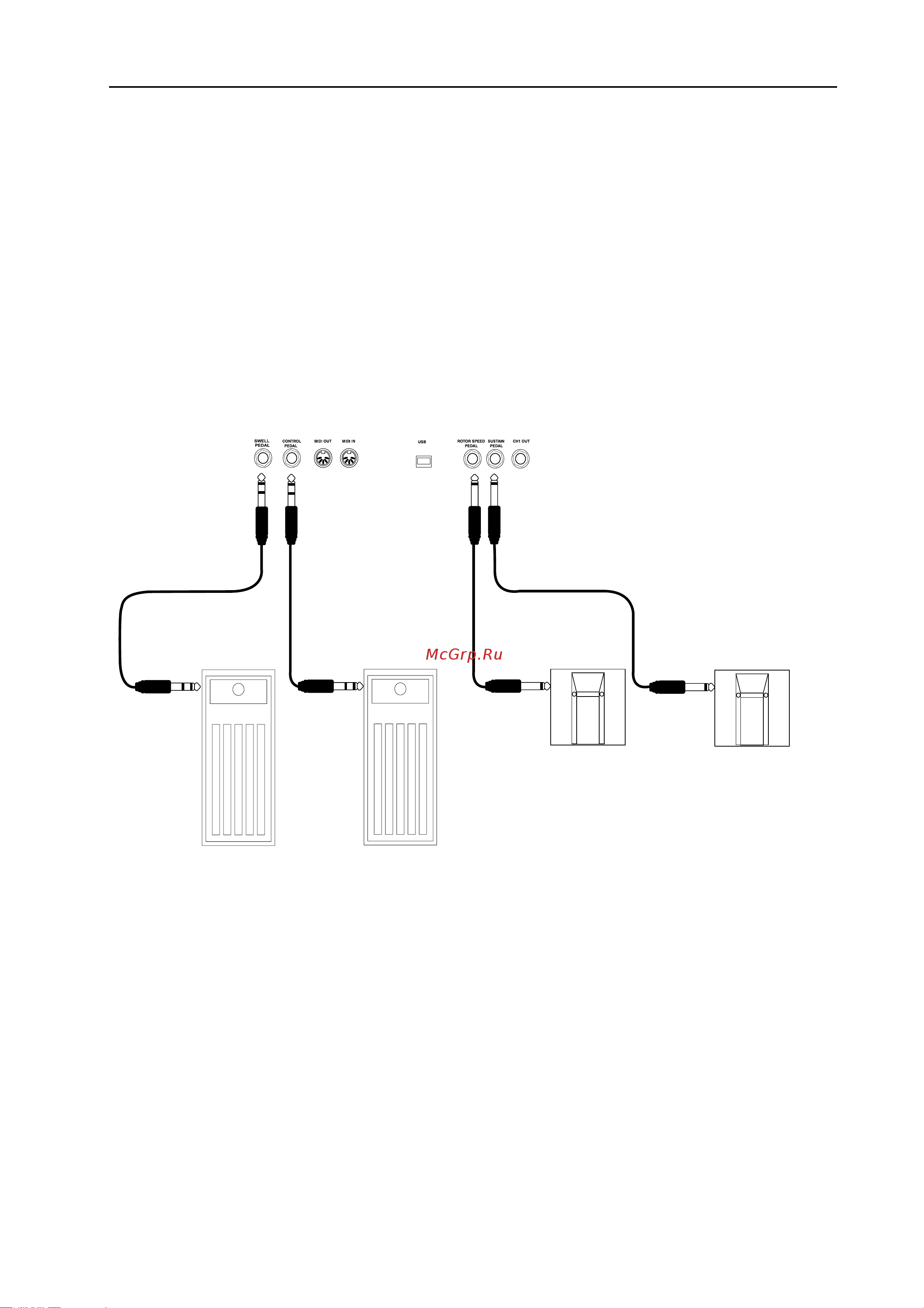 CLAVIA DMI AB CLAVIA NORD Stage 2 EX HP76 [13/101] Onnecting pedals