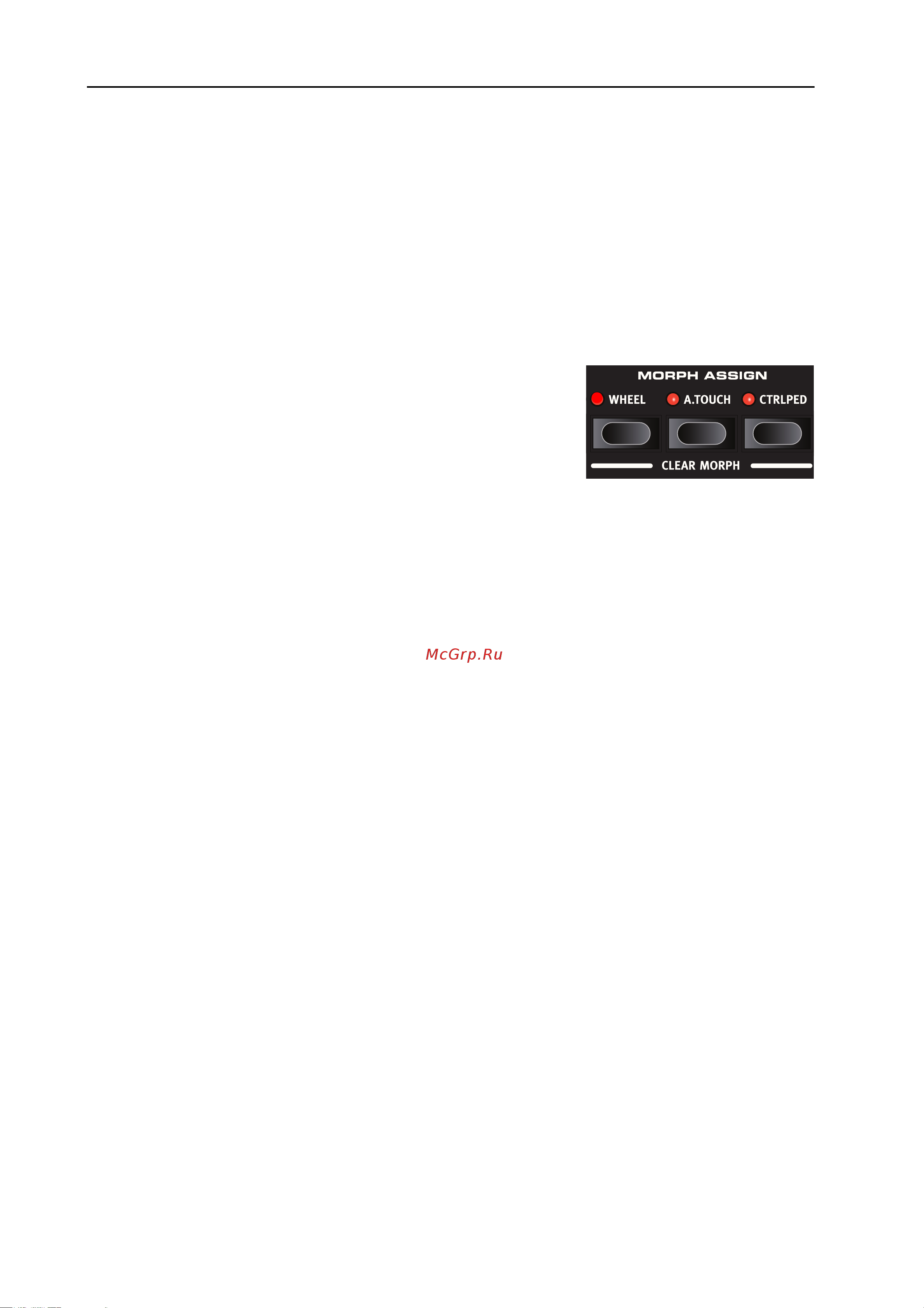 CLAVIA DMI AB CLAVIA NORD Stage 2 EX HP76 [62/101] About morph assign